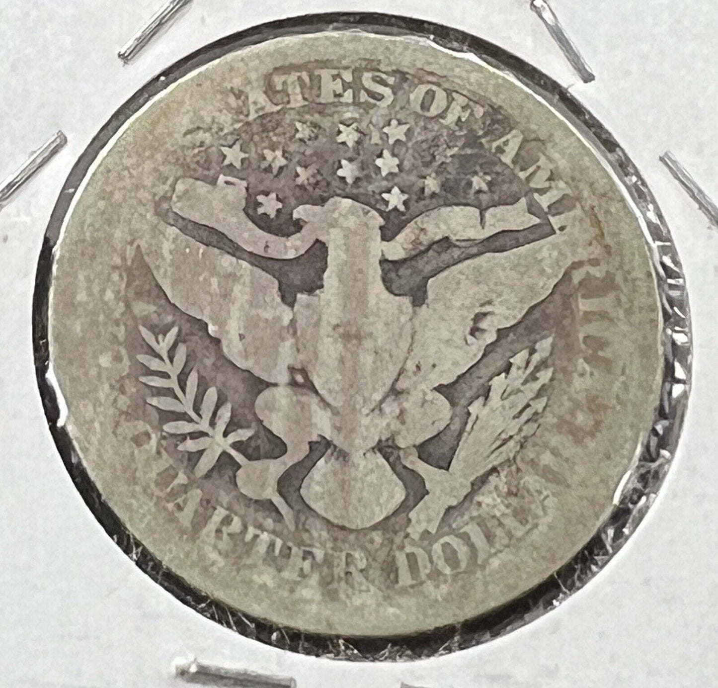 1898 O Barber Silver Quarter Coin Choice AG About Good