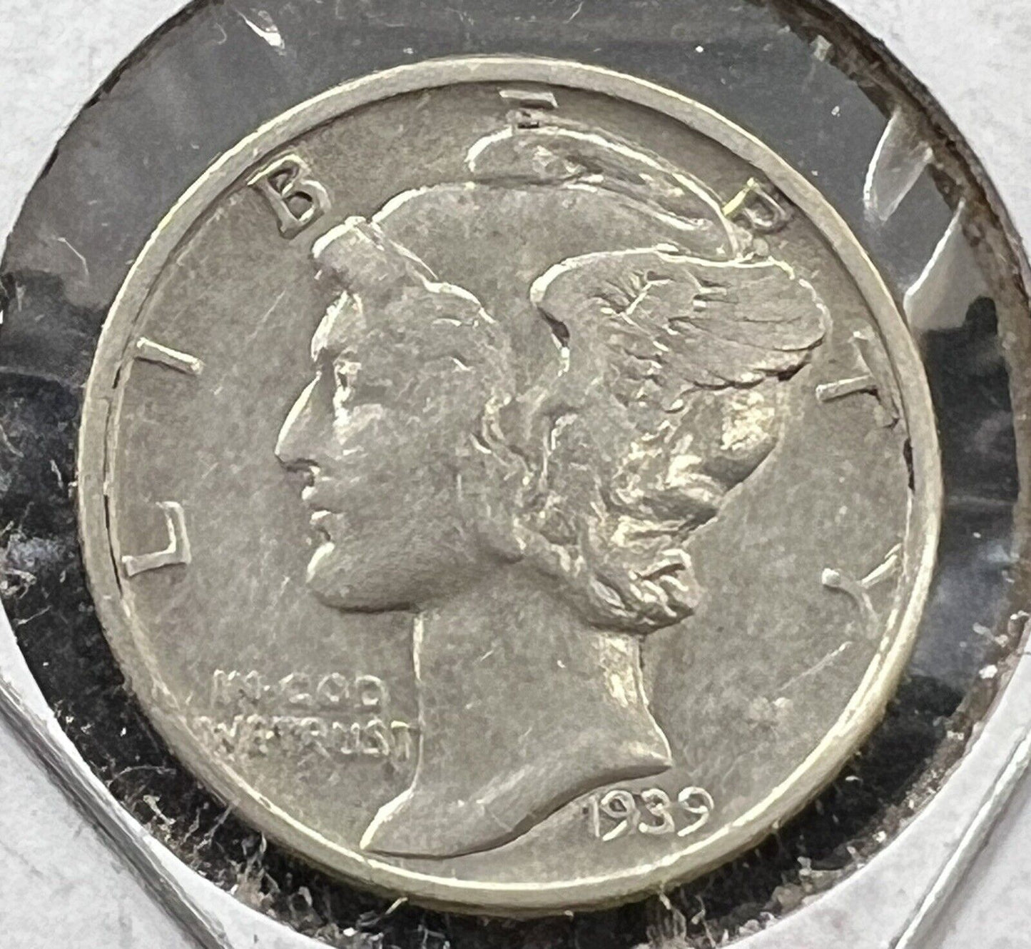 1939 P Mercury Silver Dime Coin EF XF Extra Fine Circ