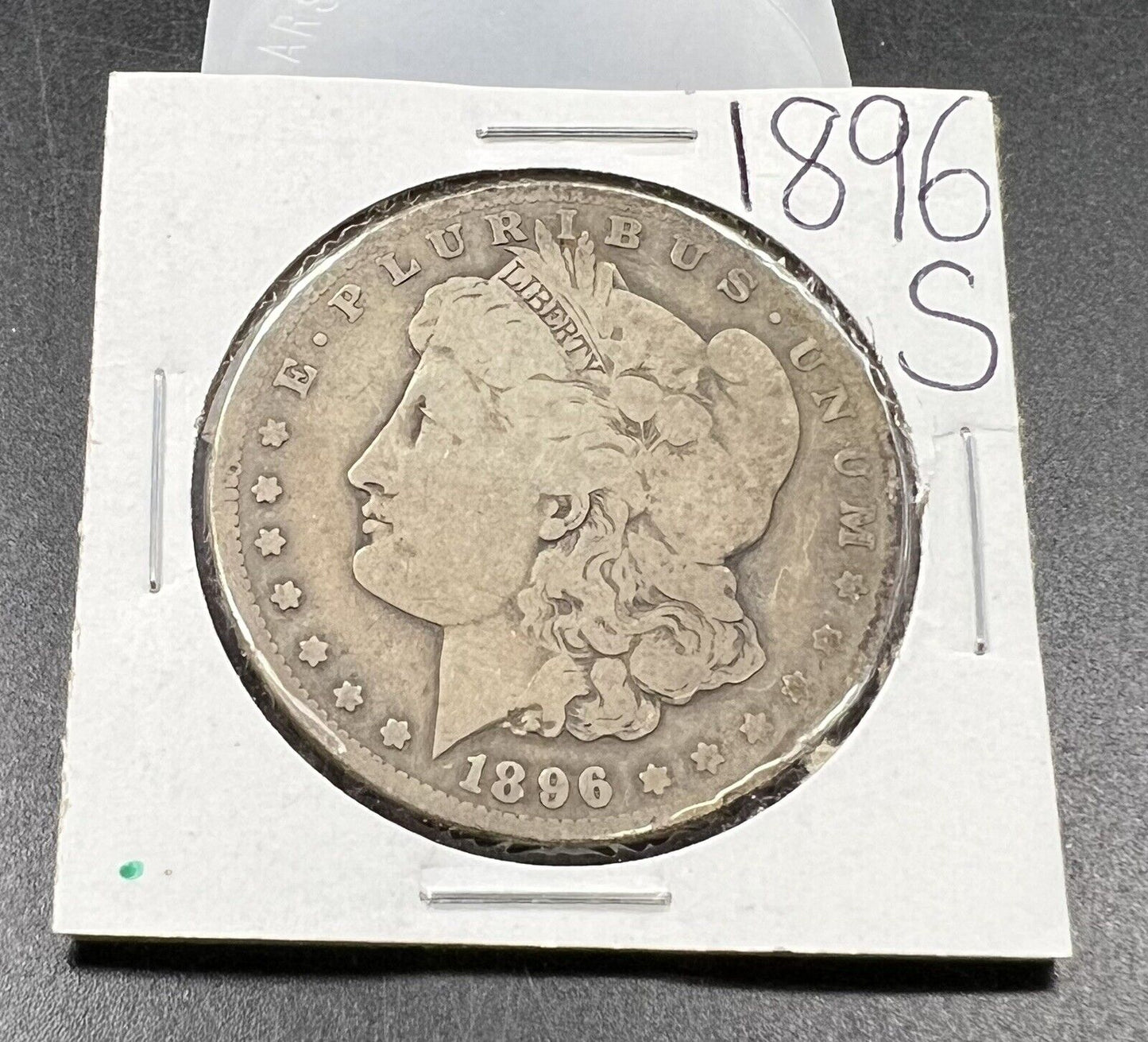 1896 S Morgan Silver Eagle Dollar Coin Choice Good Circ