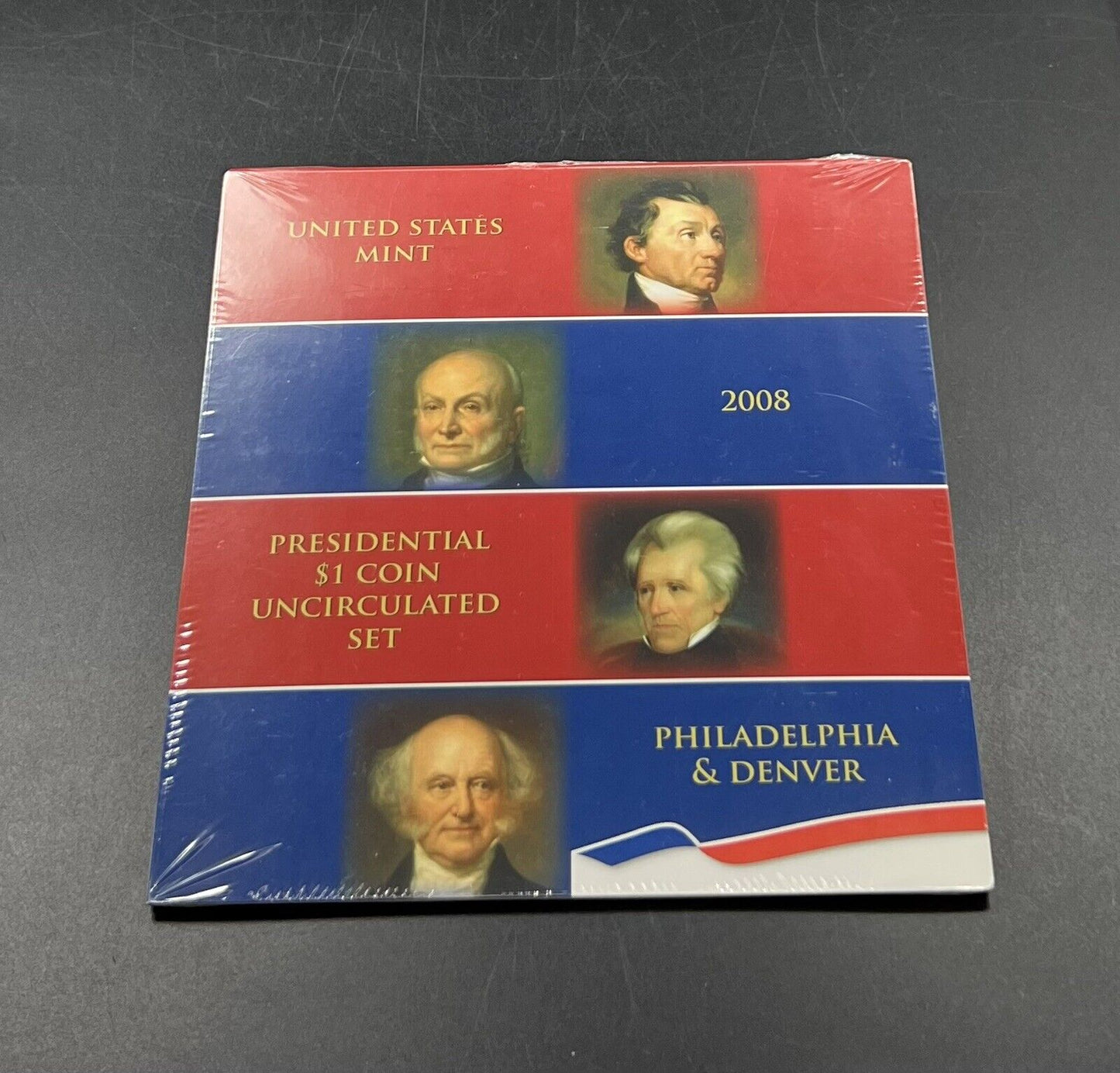 2008 P & D United States Mint Presidential $1 Coin UNC Set