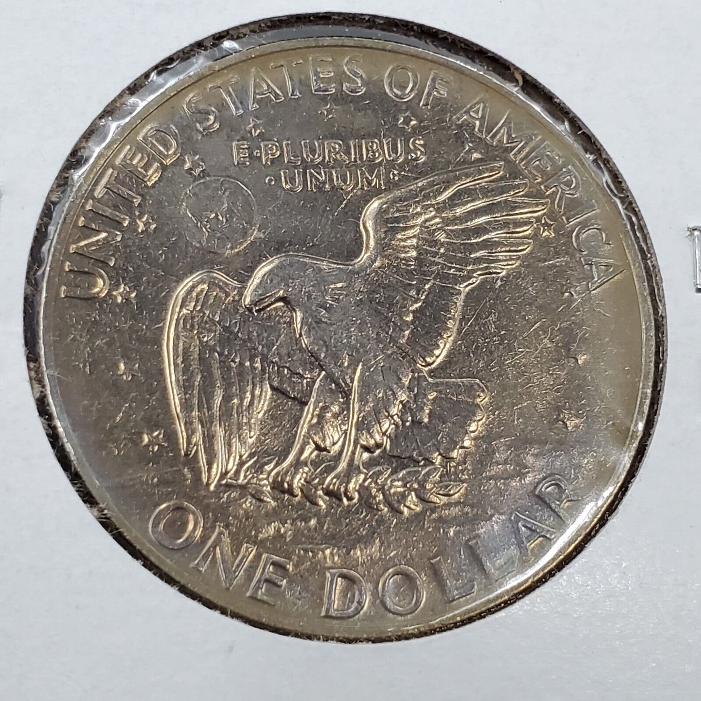 1977 P Eisenhower Clad Dollar Coin CH UNC Neat Toning Toner