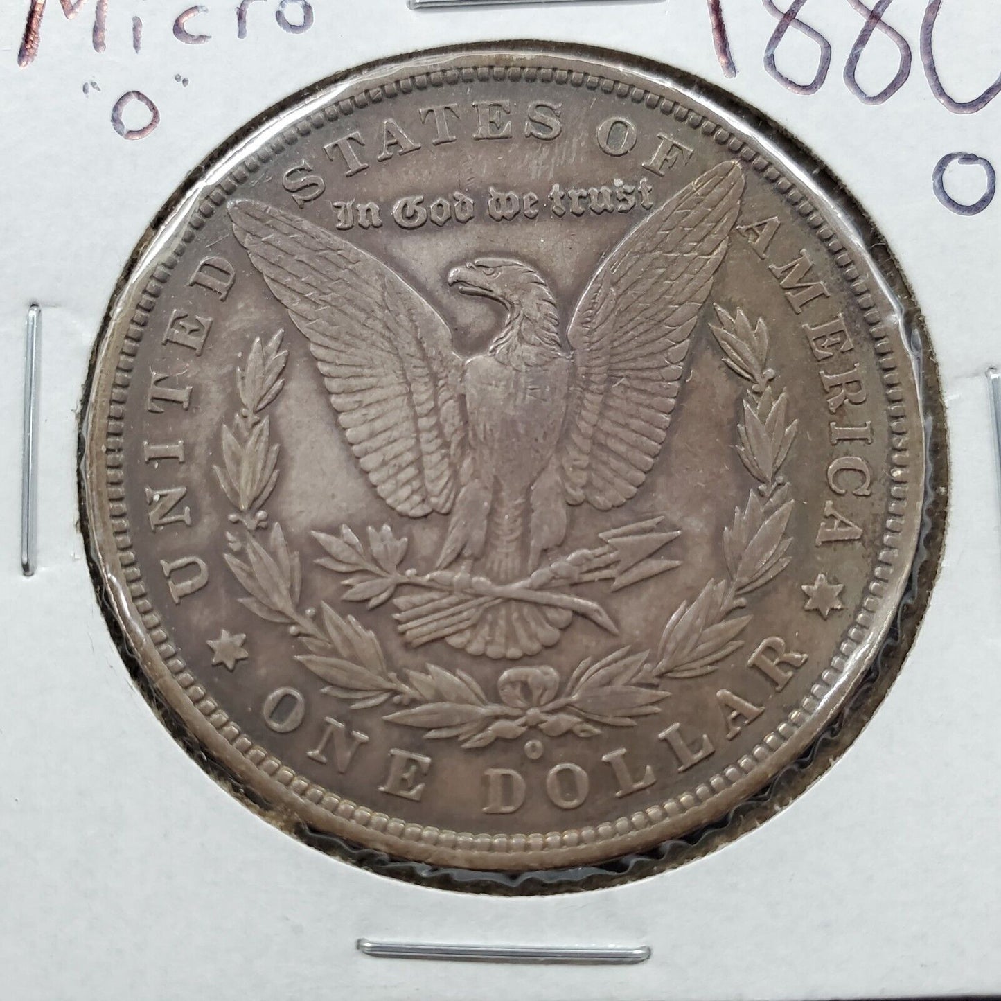 1880 O micro o $1 Morgan Silver Dollar VAM Variety Coin Choice VF Very Fine