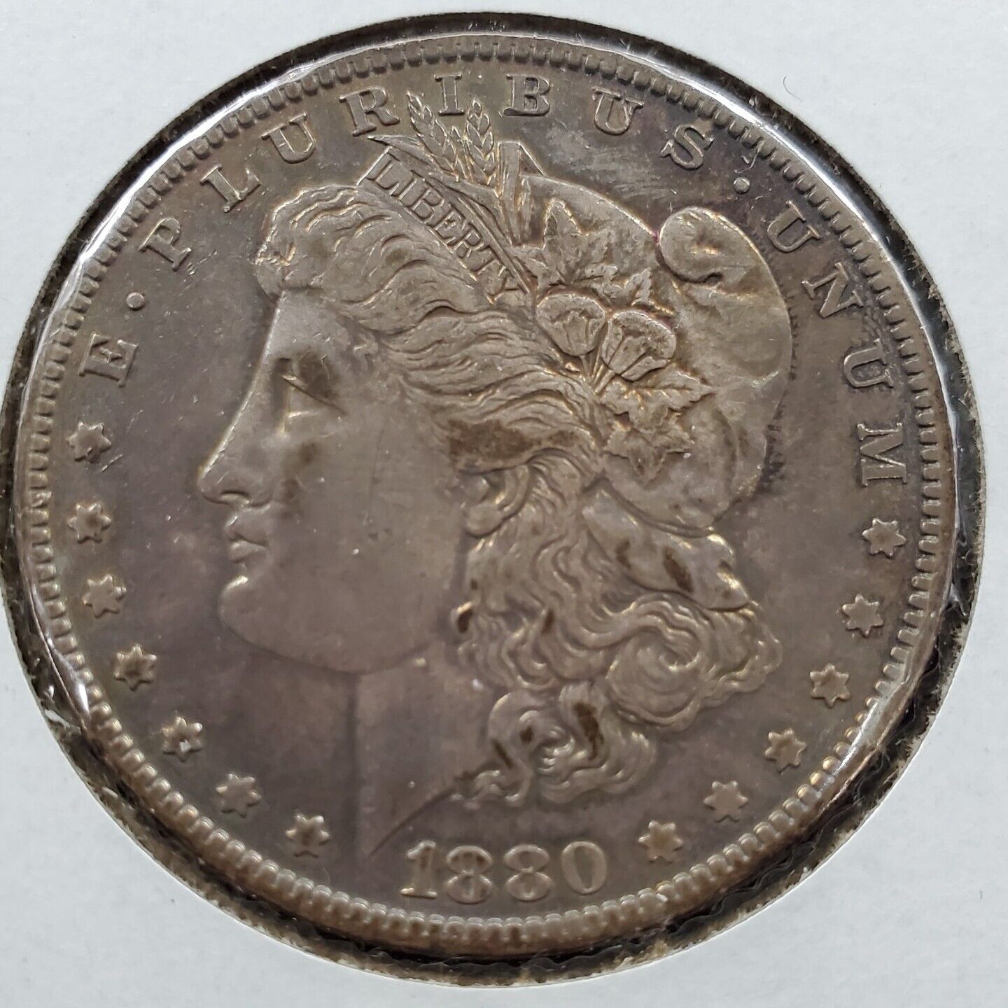 1880 O micro o $1 Morgan Silver Dollar VAM Variety Coin Choice VF Very Fine