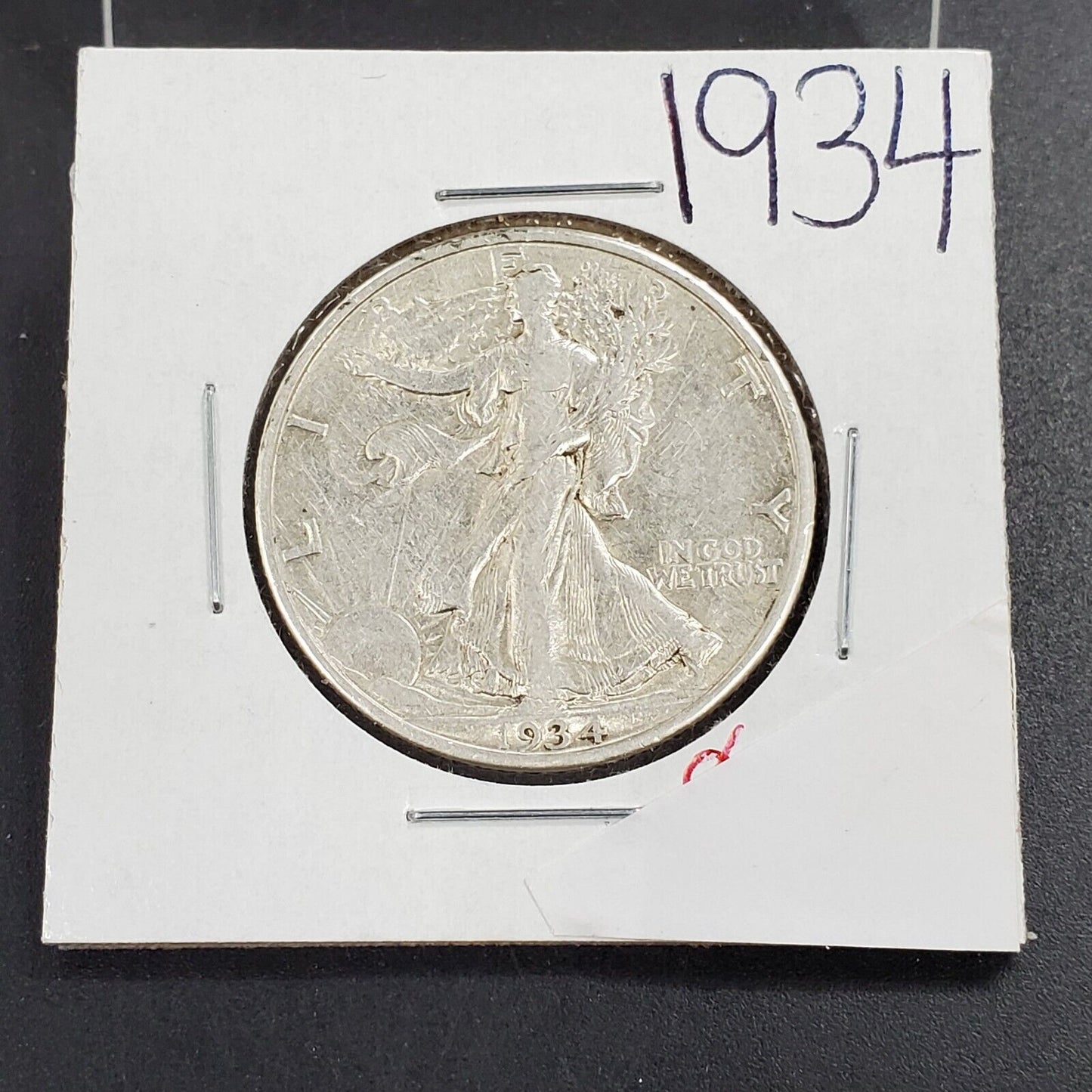 1934 P Walking Liberty Silver Half Dollar Coin XF EF Extra fine Circ