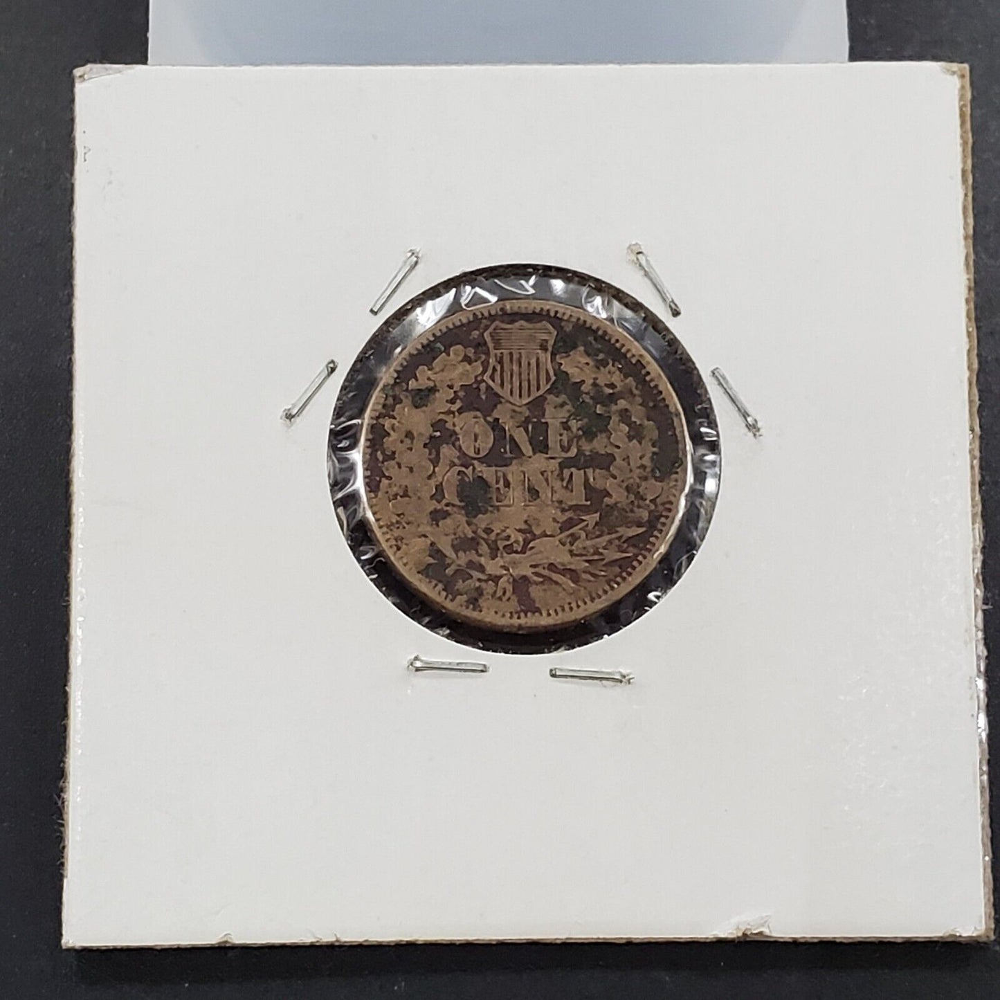 1860 Indian Head Cent Coin Copper Nickel Circ Civil War ERa VG / FINE Details