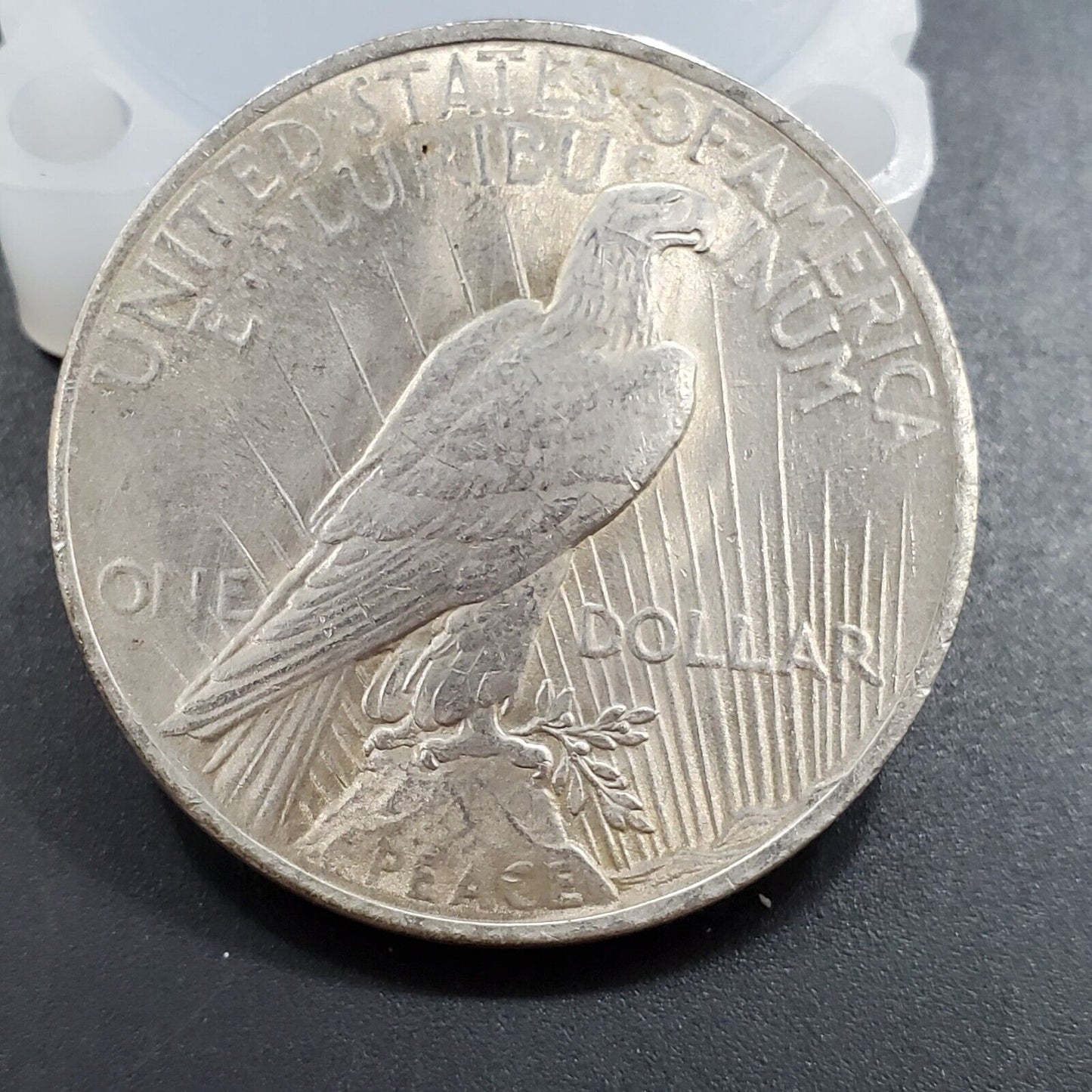 1923 P Peace 90% Silver Eagle Dollar Coin VAM 1E Broken Wing Variety CH AU