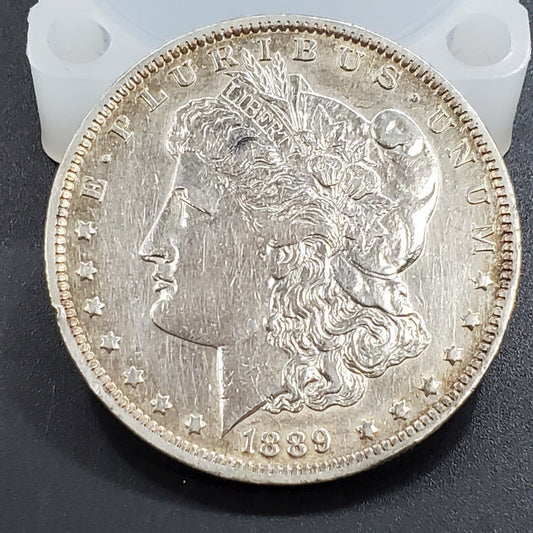 1889 O Morgan Silver Eagle Dollar Coin VAM Variety 10 Wide Date XF Details