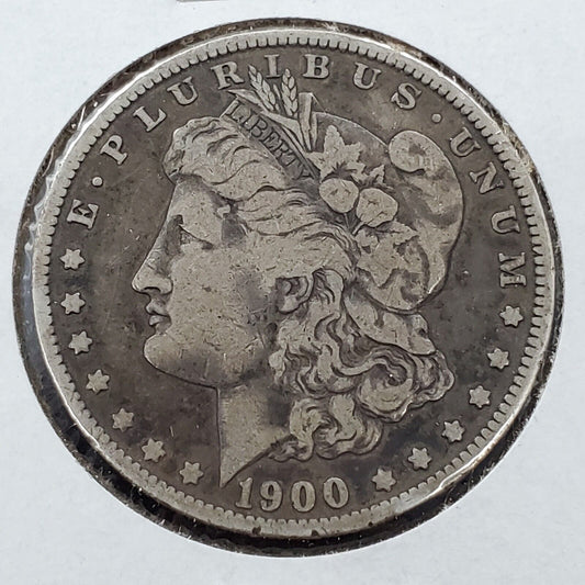 1900 O/CC  Morgan Silver Dollar Coin VF Very Fine Circulated