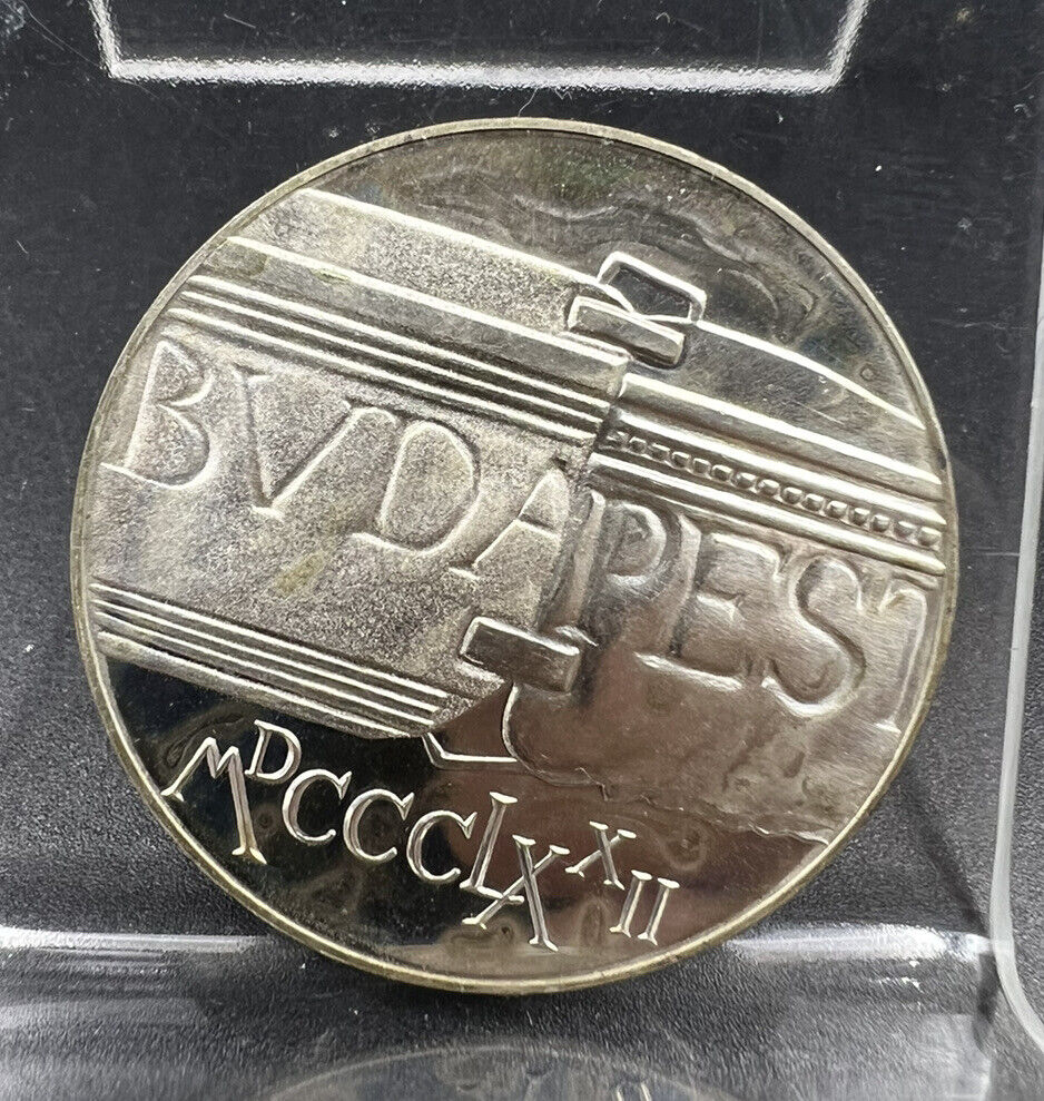 1972 Hungary 100 Forint Commemorative Silver Coin Gem BU