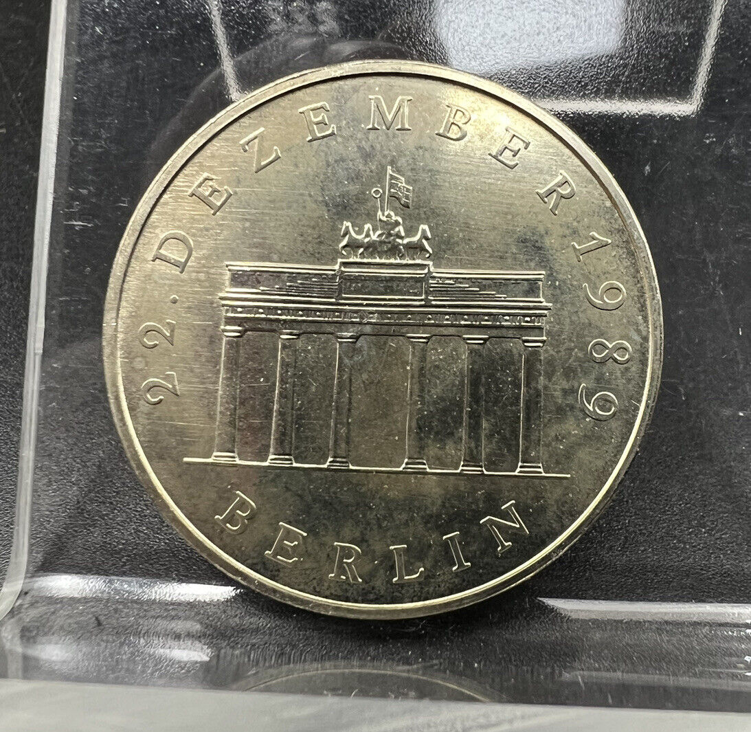 East Germany Republic Republic - 1990 A Silver 20 Mark Choice HIGH GEM BU