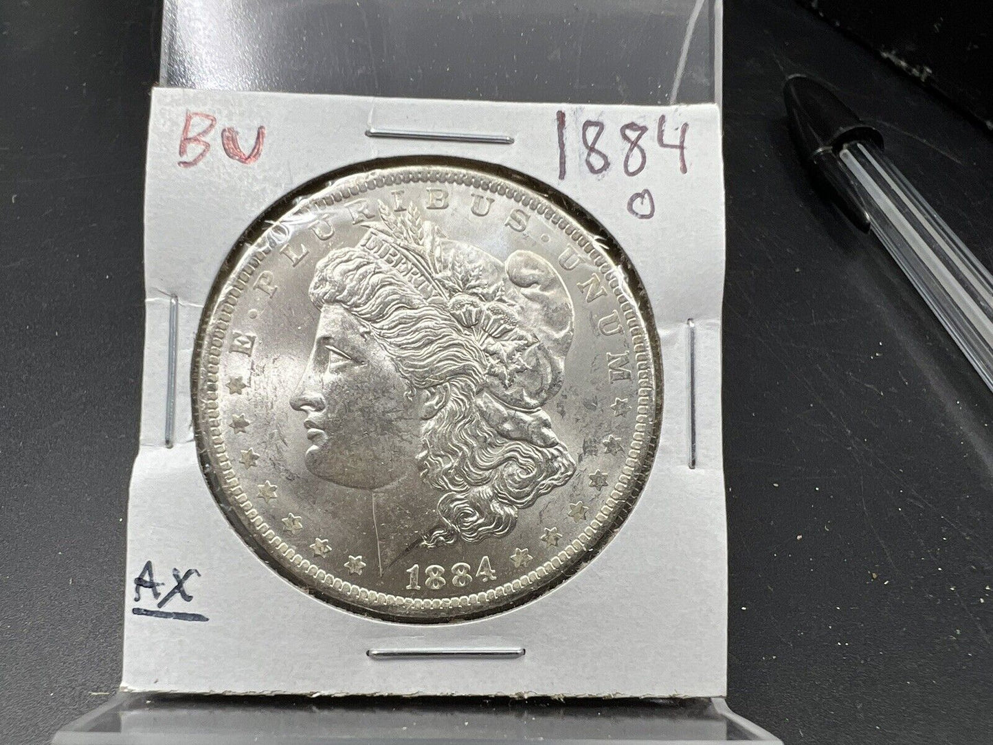 1884 O Morgan Silver Dollar Coin Choice BU UNC Uncirculated Not much toning