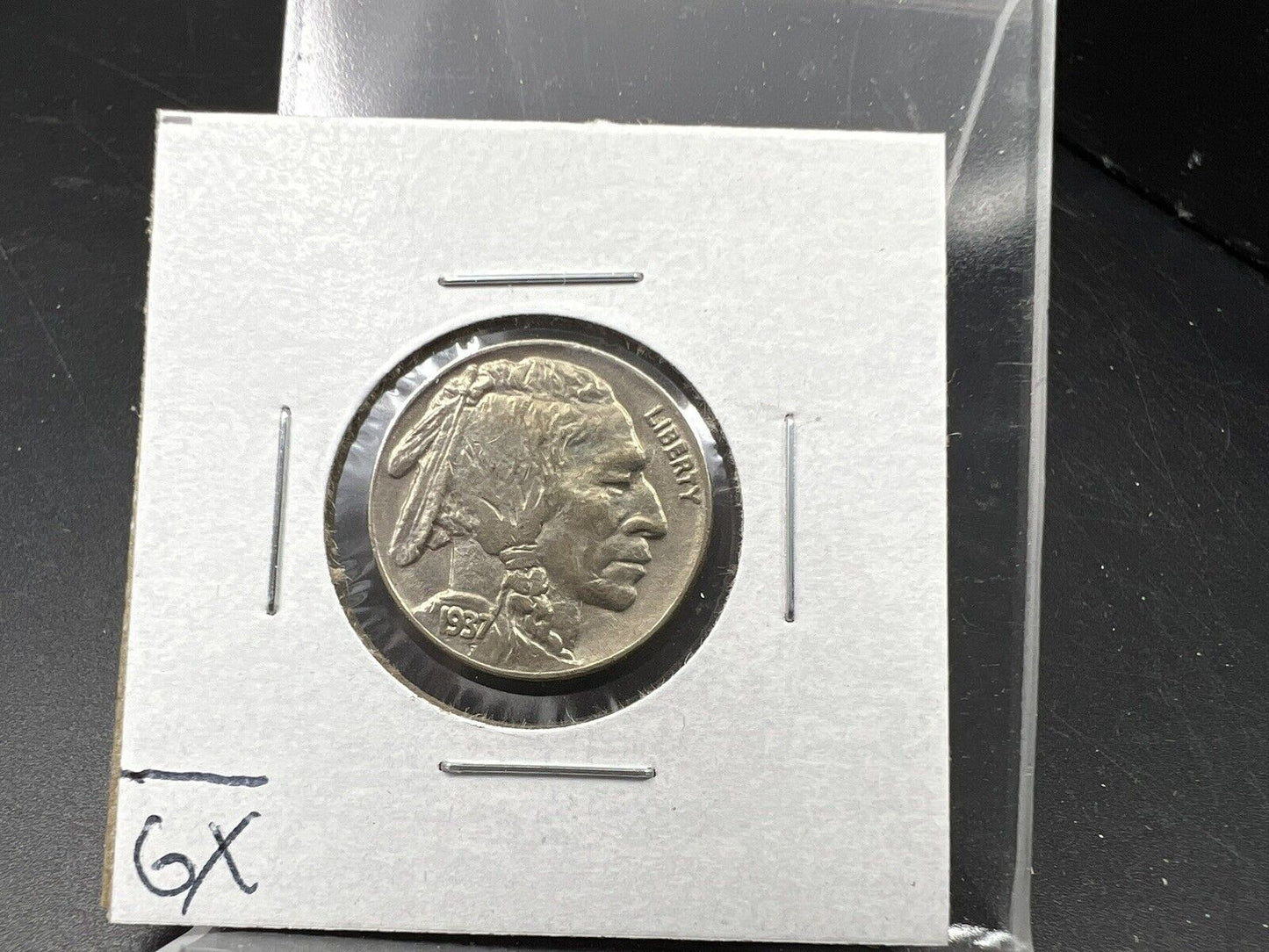 1937 P Buffalo Indian Head Nickel 5c Coin UNC 10% Rotated Die Error