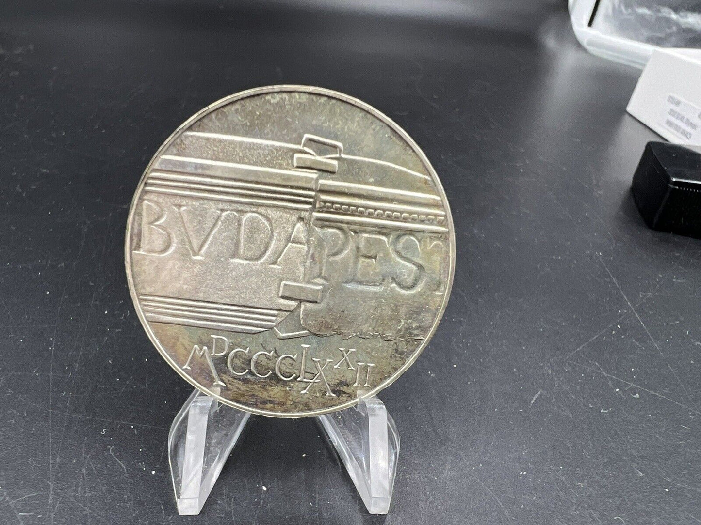 1972 Hungary 100 Forint Silver Goin GEM Proof KM 598 Budapest 6k Mintage TONER