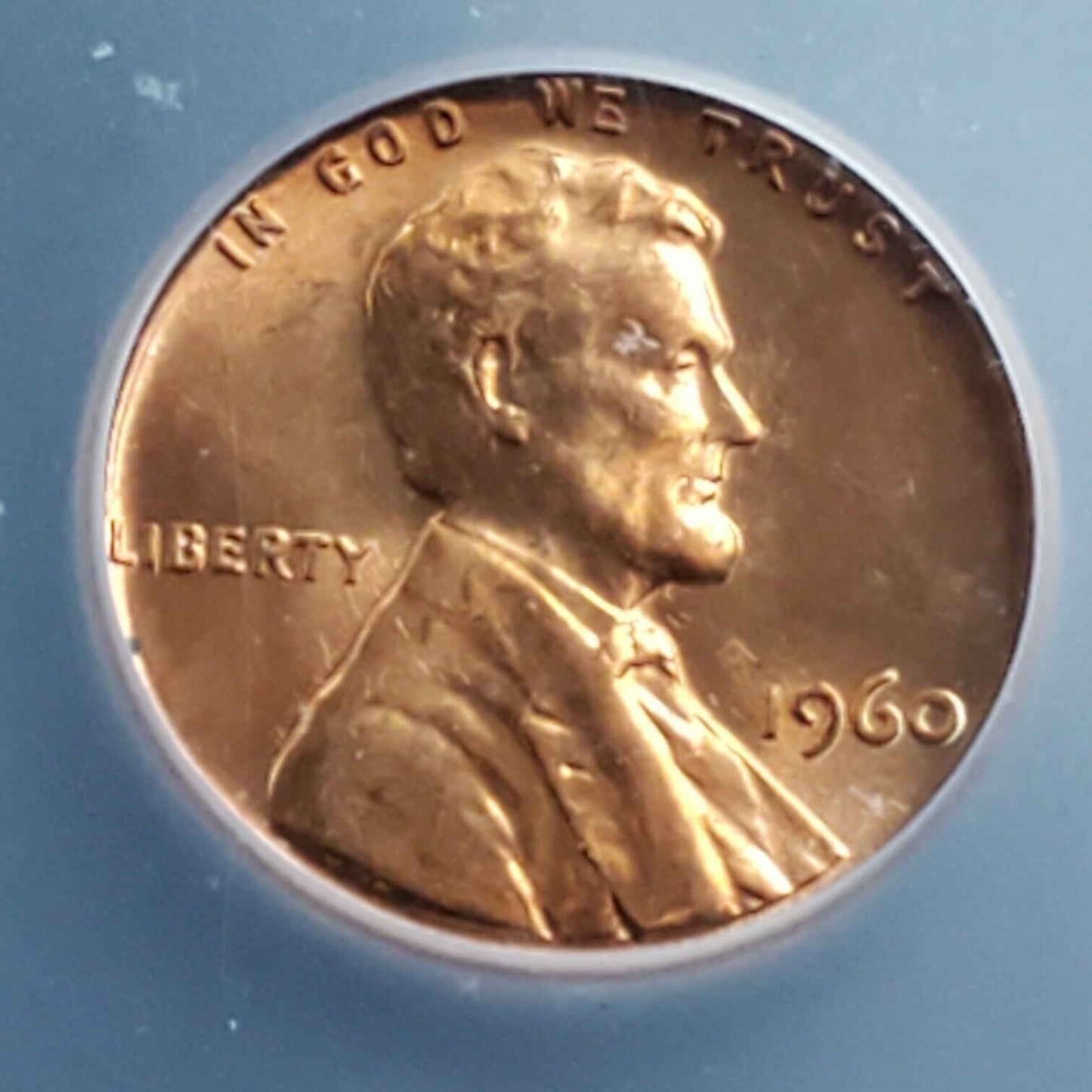 1960 P Lincoln Memorial Cent Penny Coin Retro ICG MS67 Large Date Variety
