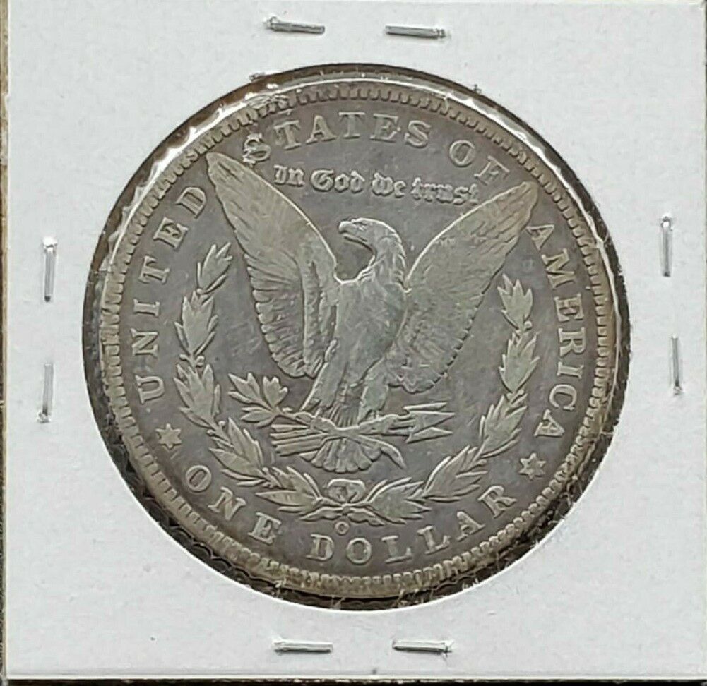 1896 O Morgan Silver Dollar Coin Variety VAM-018 High Medium O Choice VF Toner