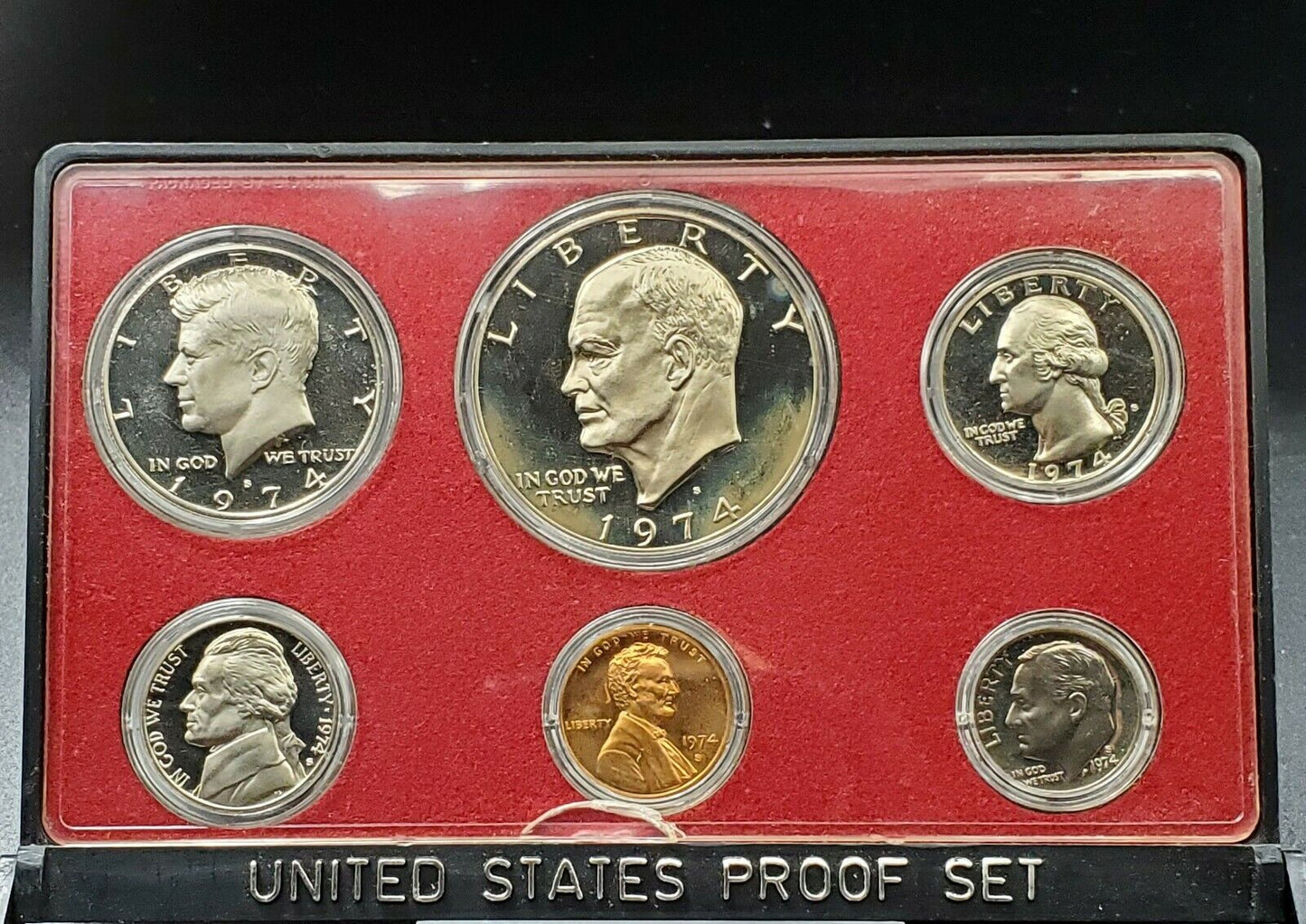 1974 S US Proof Clad Coin Set OGP Combo Shipping Discounts RobinsonsCoinTown