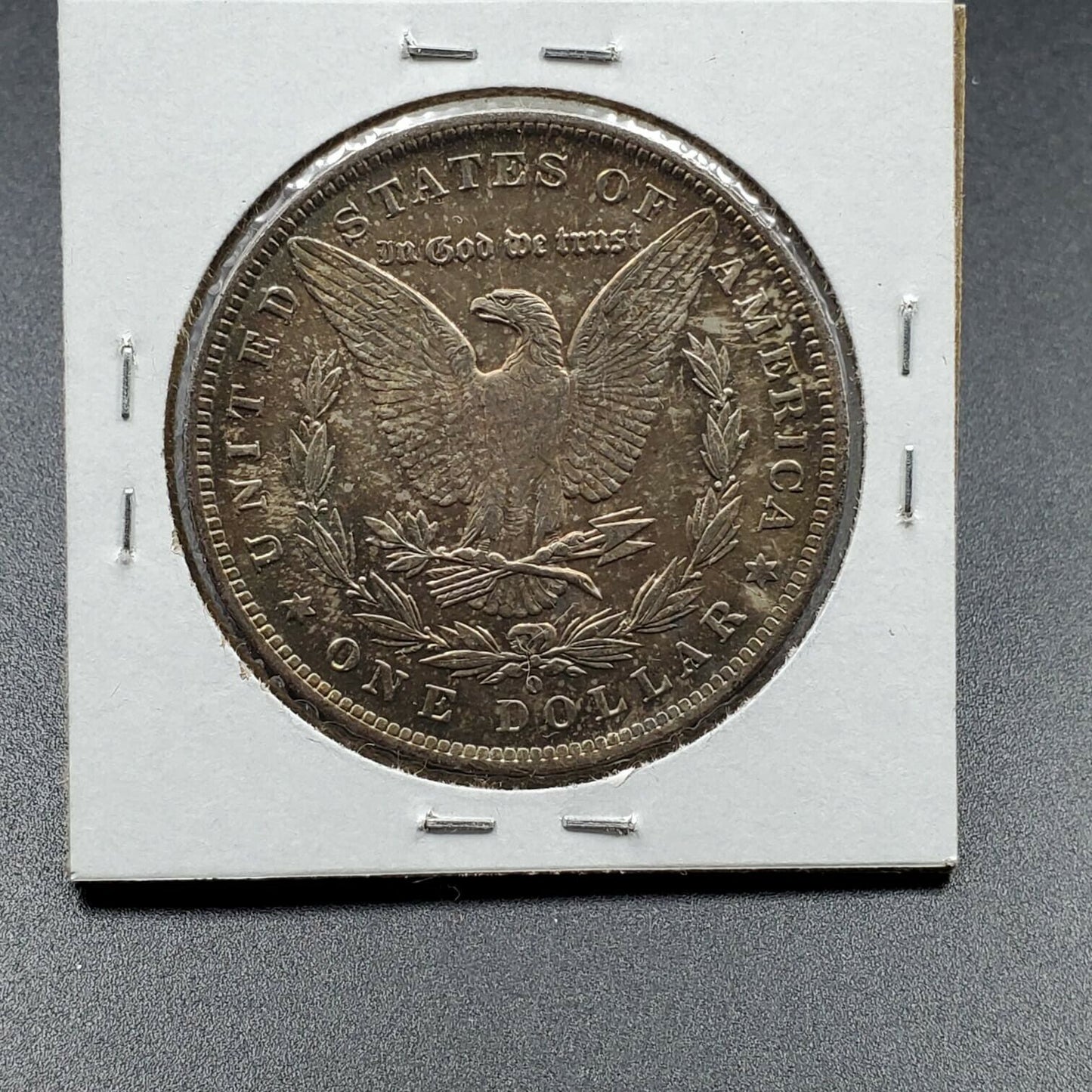 1884 O $1 Morgan Silver Dollar Coin Choice BU Uncirculated Neat Toning Toner