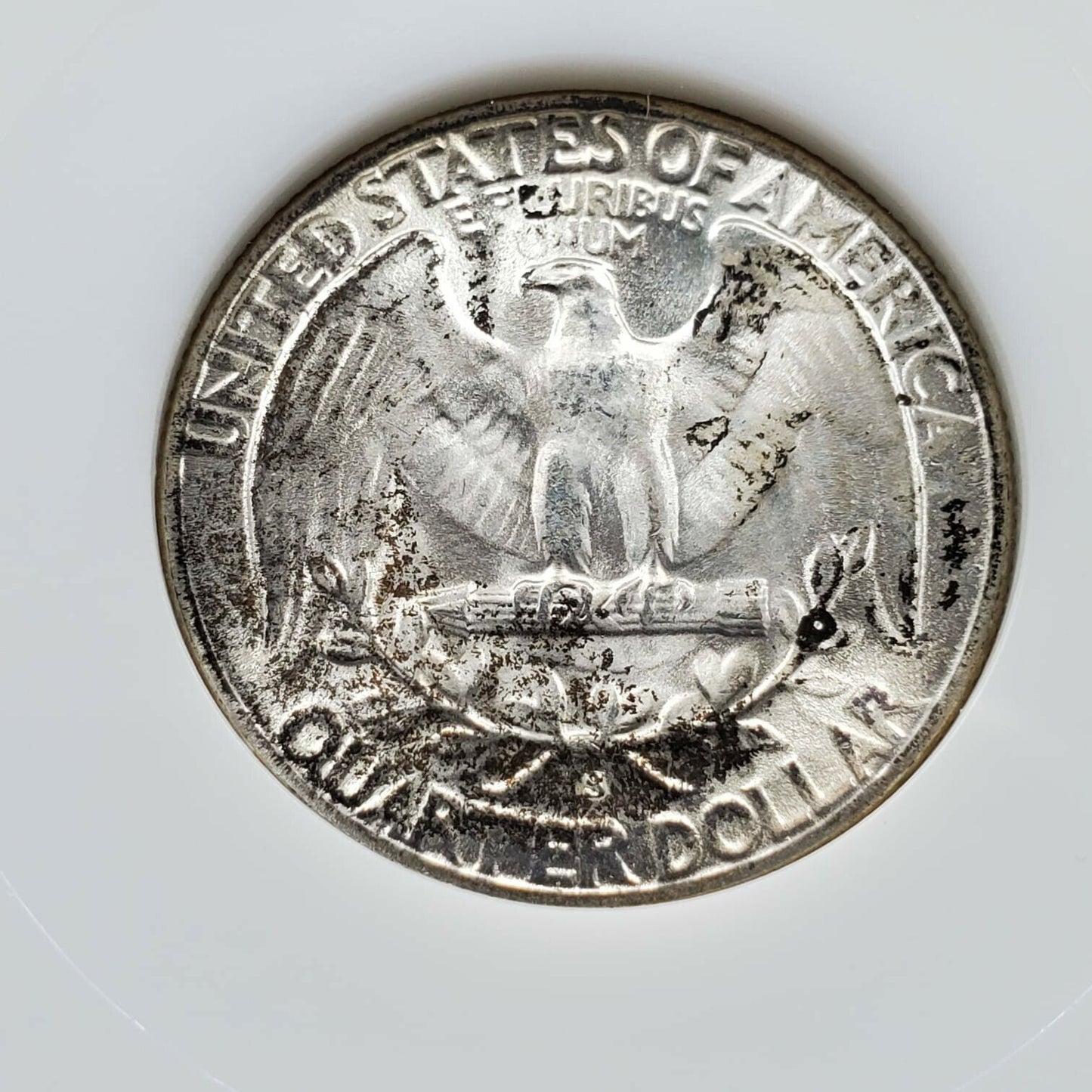 1951 S 25C Washington Quarter Coin NGC MS67 GEM BU OFH OLD FAT HOLDER RETRO Tone