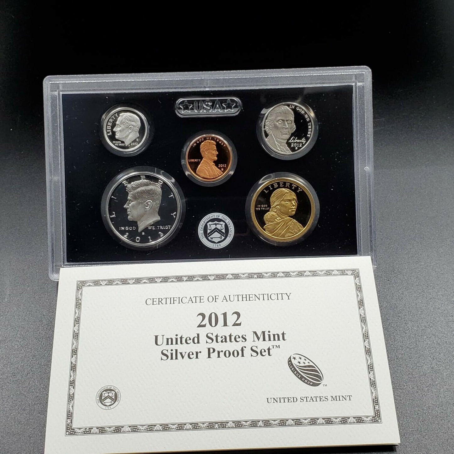 2012 S US Proof 90% Silver 14 Coin Set OGP Combo Ship Discount RobinsonsCoinTown