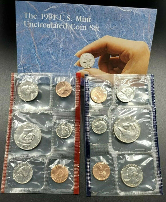 1991 US Mint Uncirculated Set OGP COA RobinsonsCoinTown Combined Ship Discounts