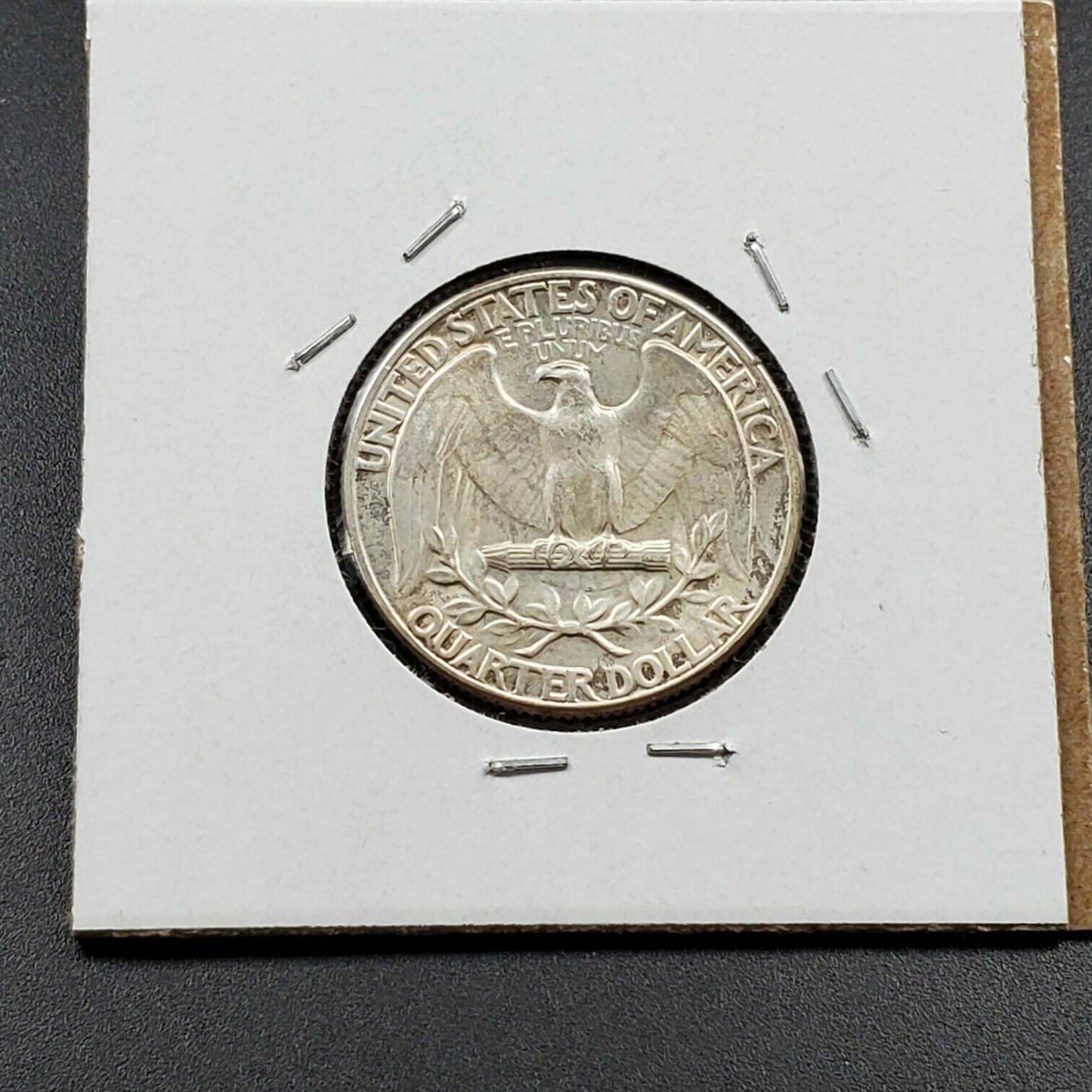 1948 P Washington Silver Quarter Coin CHOICE UNCIRCULATED BU TONED