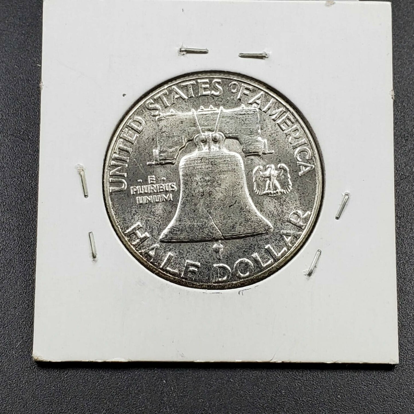1963 P Franklin Silver Half Dollar Coin Choice BU Uncirculated Some Toning