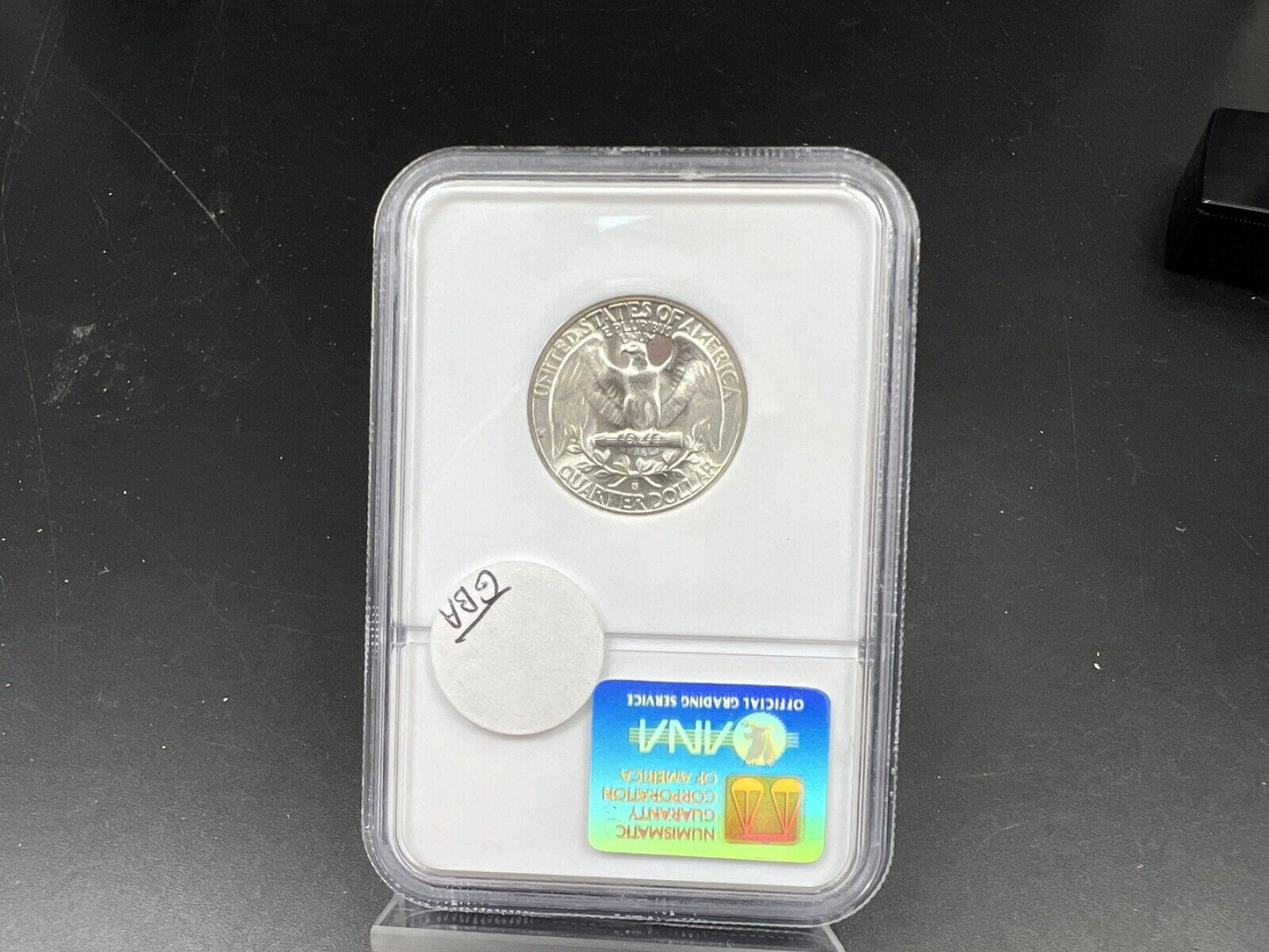 1945 S Washington Silver Quarter Coin MS67 NGC GEM BU Brown Label