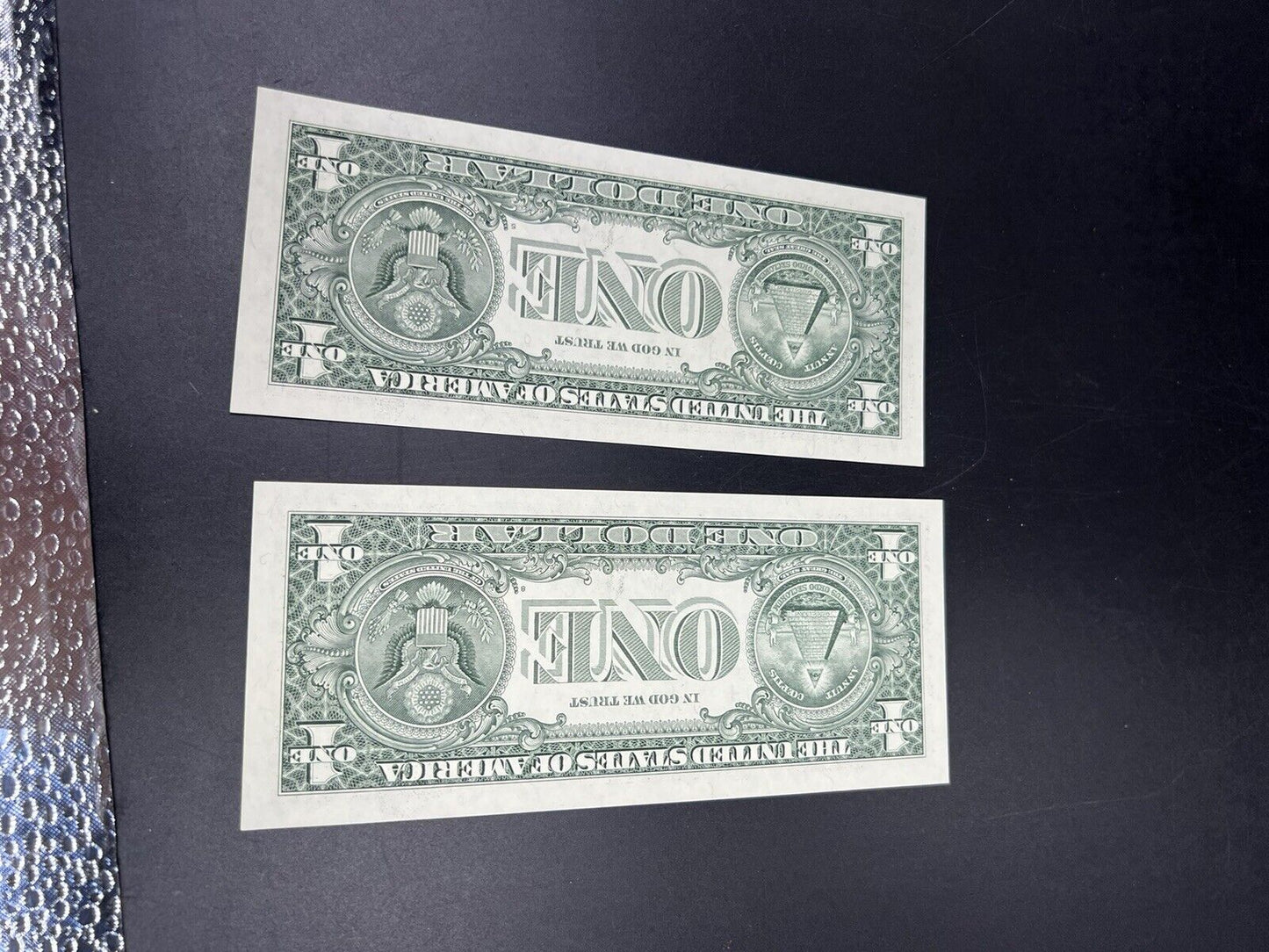 2 Consecutive 2006 $1 FRN Federal Reserve Note Bills CH UNC