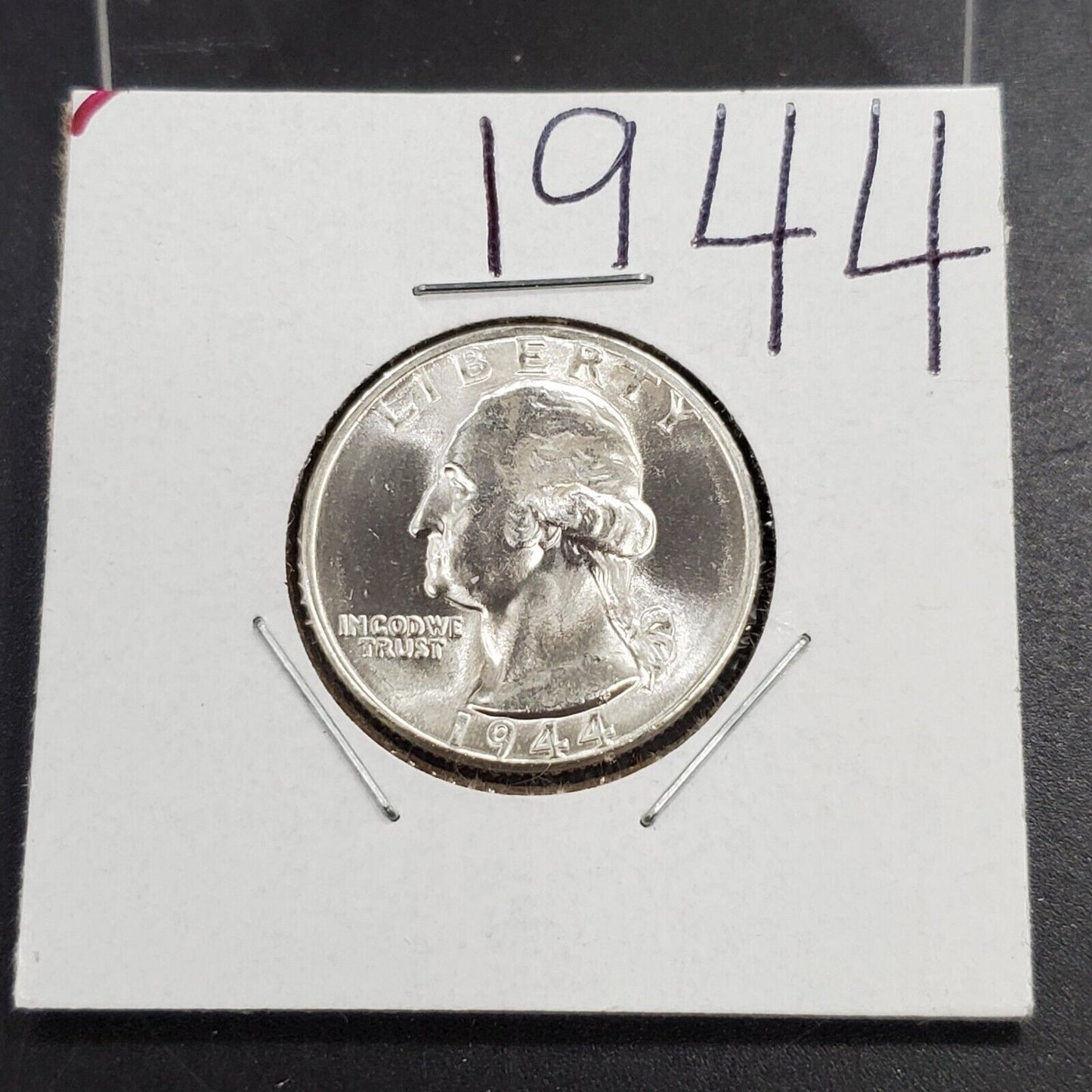 1944 P Washington Silver Quarter Choice BU UNC WW2 World War Two Era Coin