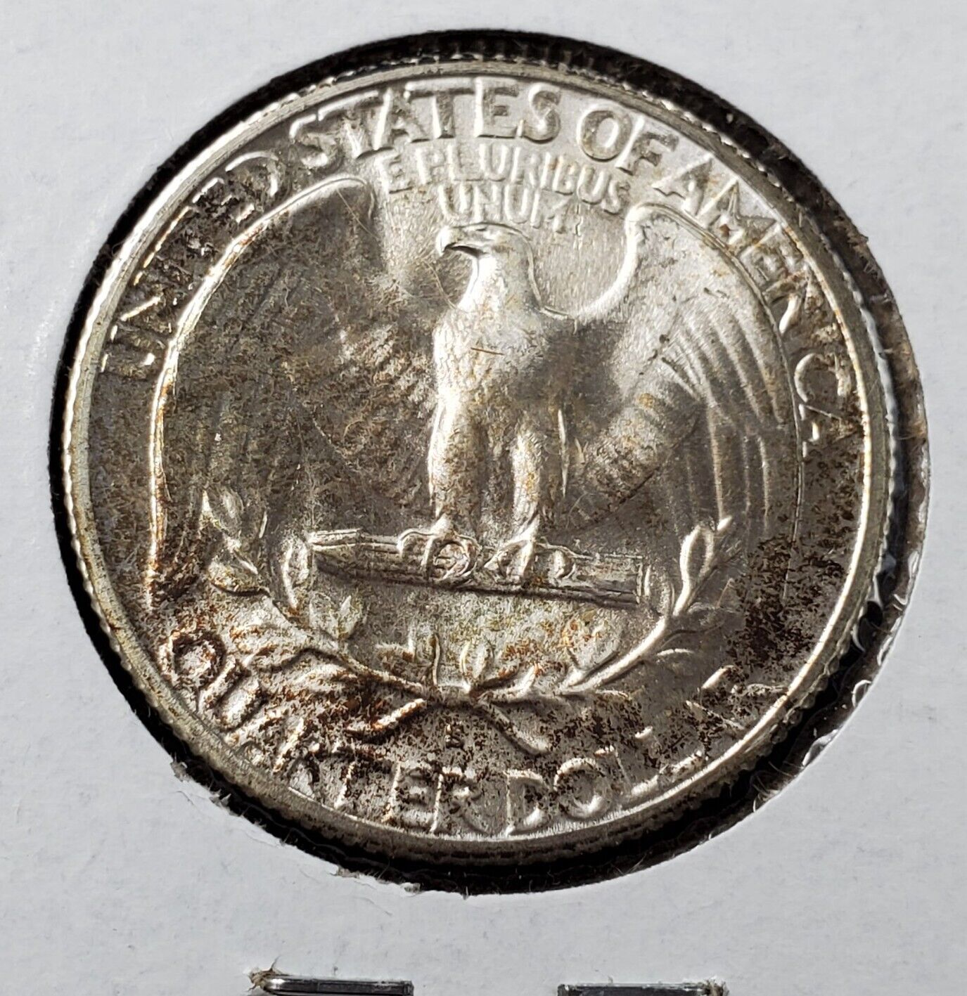 1942 S Washington Silver Quarter Coin Choice BU UNC Neat Toning San Francisco M