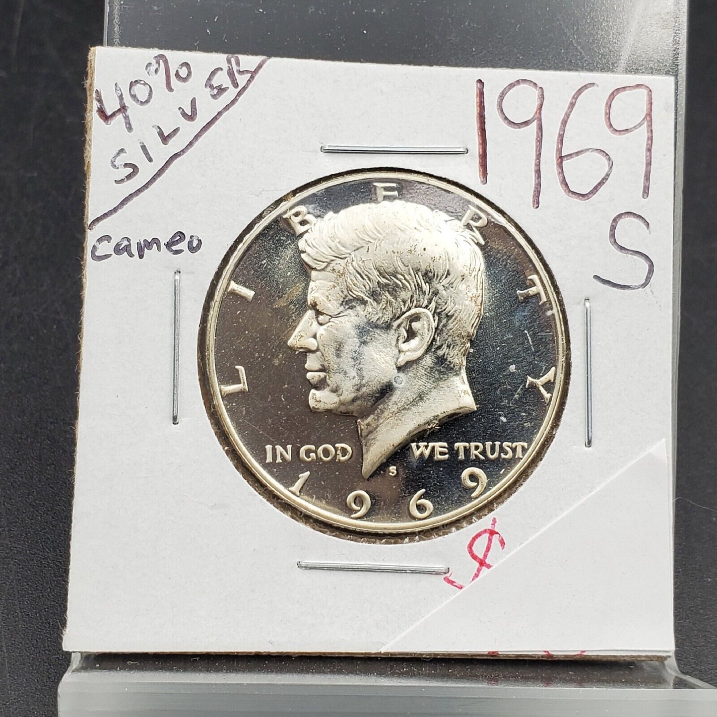 1969 S Kennedy 40% Silver Half Dollar Coin Proof Coin