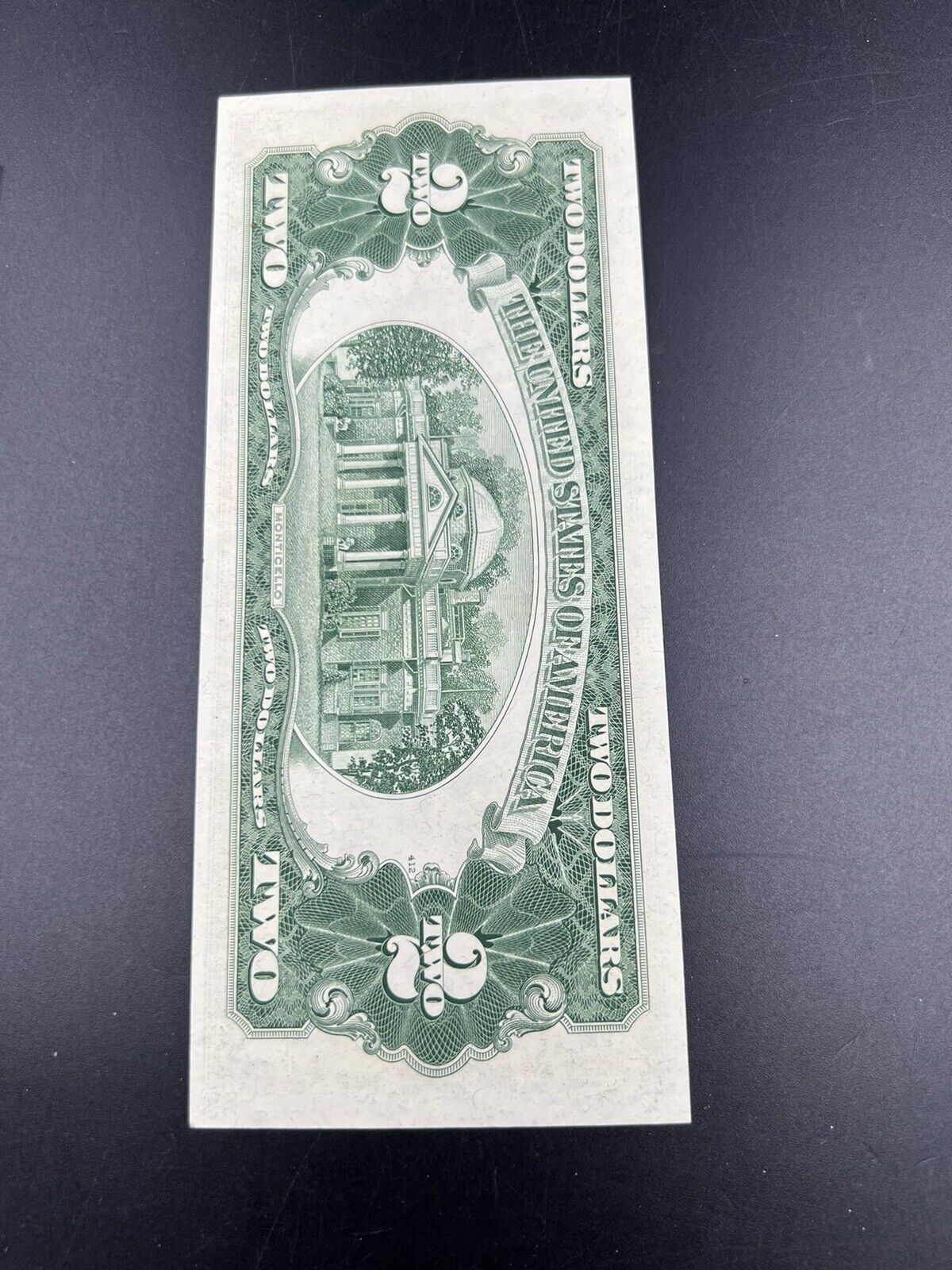 1953 C $2 United States Currency Legal Tender Note Red Seal UNC Uncirculated