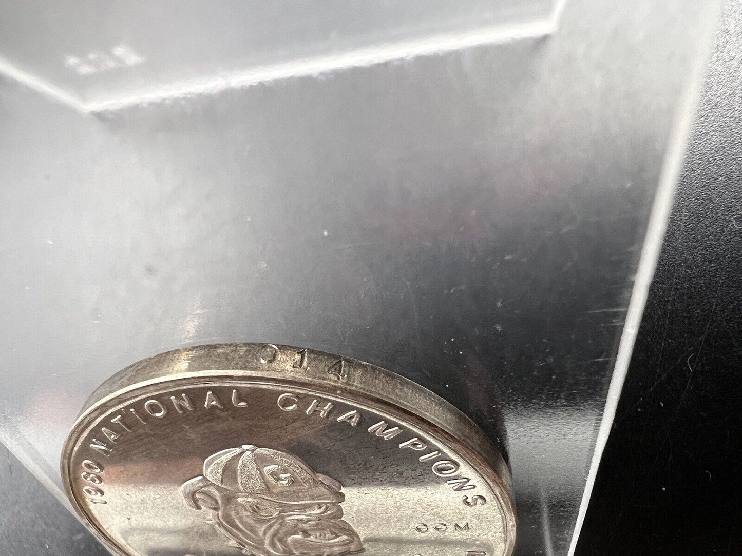 Georgia Bulldogs 1980 National Champions 1 oz .999 Silver Coin #014 Low Serial #
