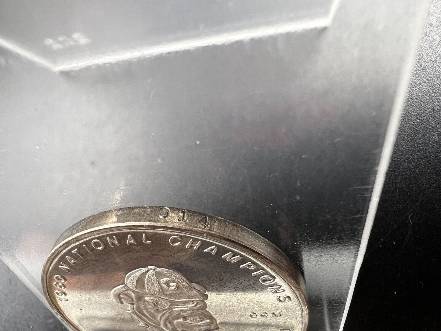 Georgia Bulldogs 1980 National Champions 1 oz .999 Silver Coin #014 Low Serial #