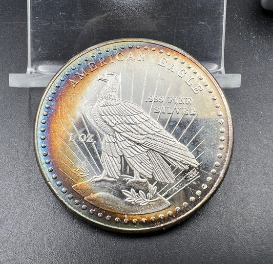 World Wide Mint 1 oz Silver Classic Liberty Head / Eagle round coin CH BU TONER