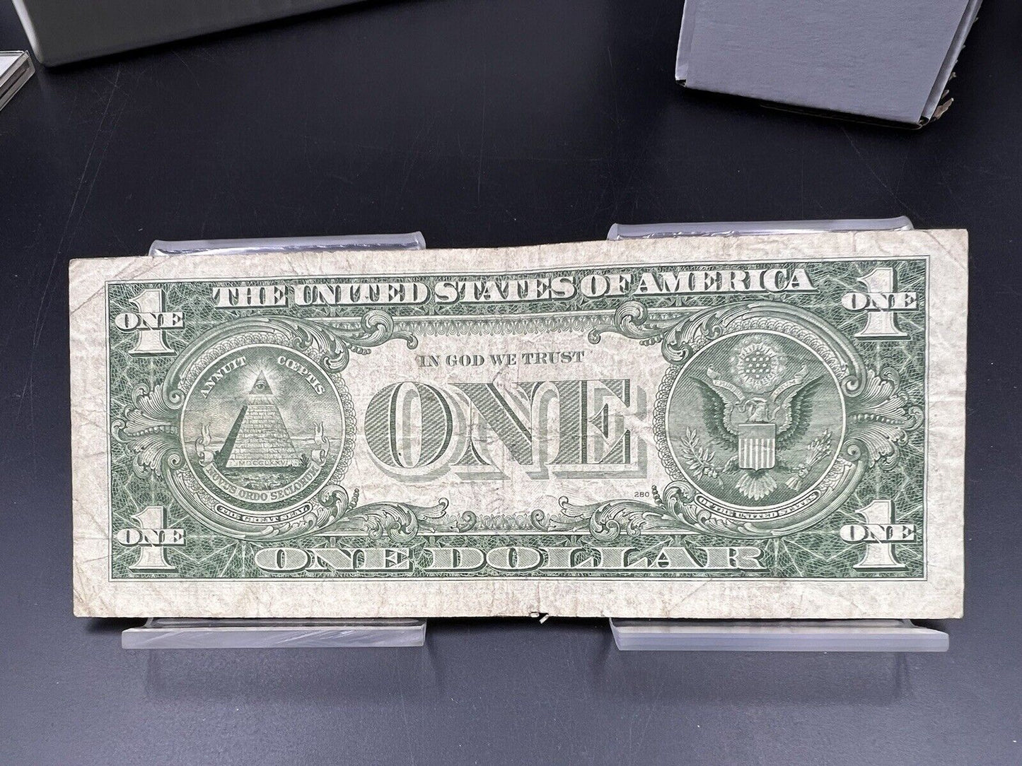 1957 $1 Star Note * Silver Certificate Low Serial Number Right Side VG Circ