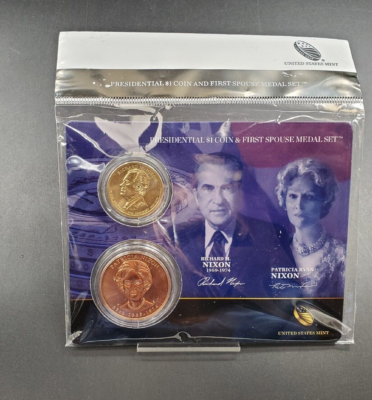 2016 Richard Nixon & Patricia1 Presidential Coin First Spouse Medal Sealed OGP