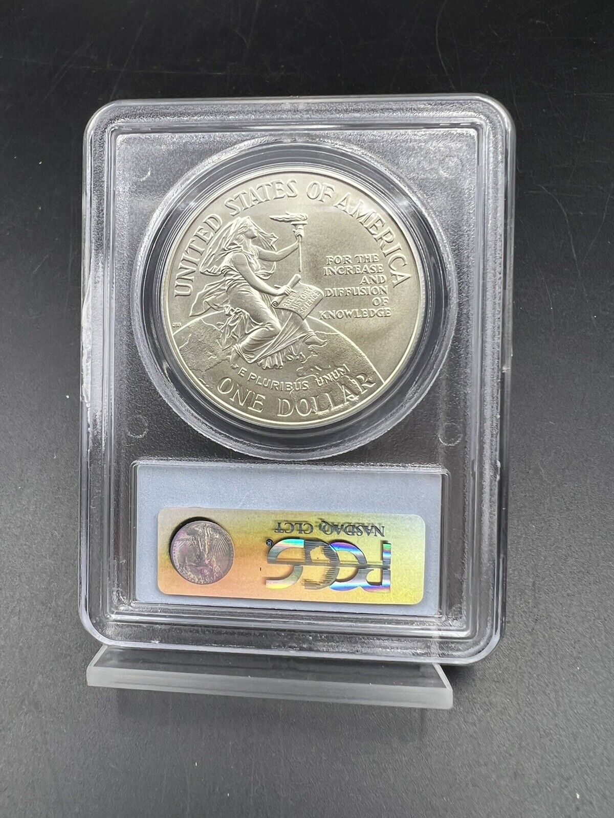 1996 D Smithsonian 90% Silver Commemorative Dollar PCGS MS69 GEM BU