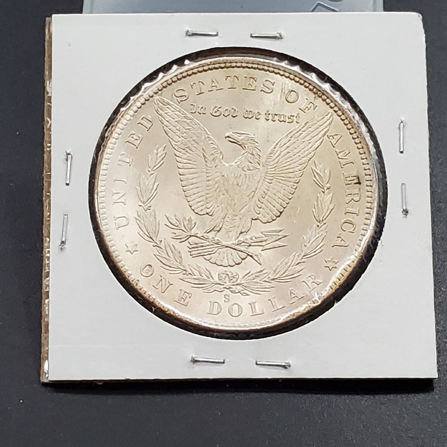 1880 S Morgan 90% Silver Eagle Dollar Coin Choice BU UNC Neat Toning Toner
