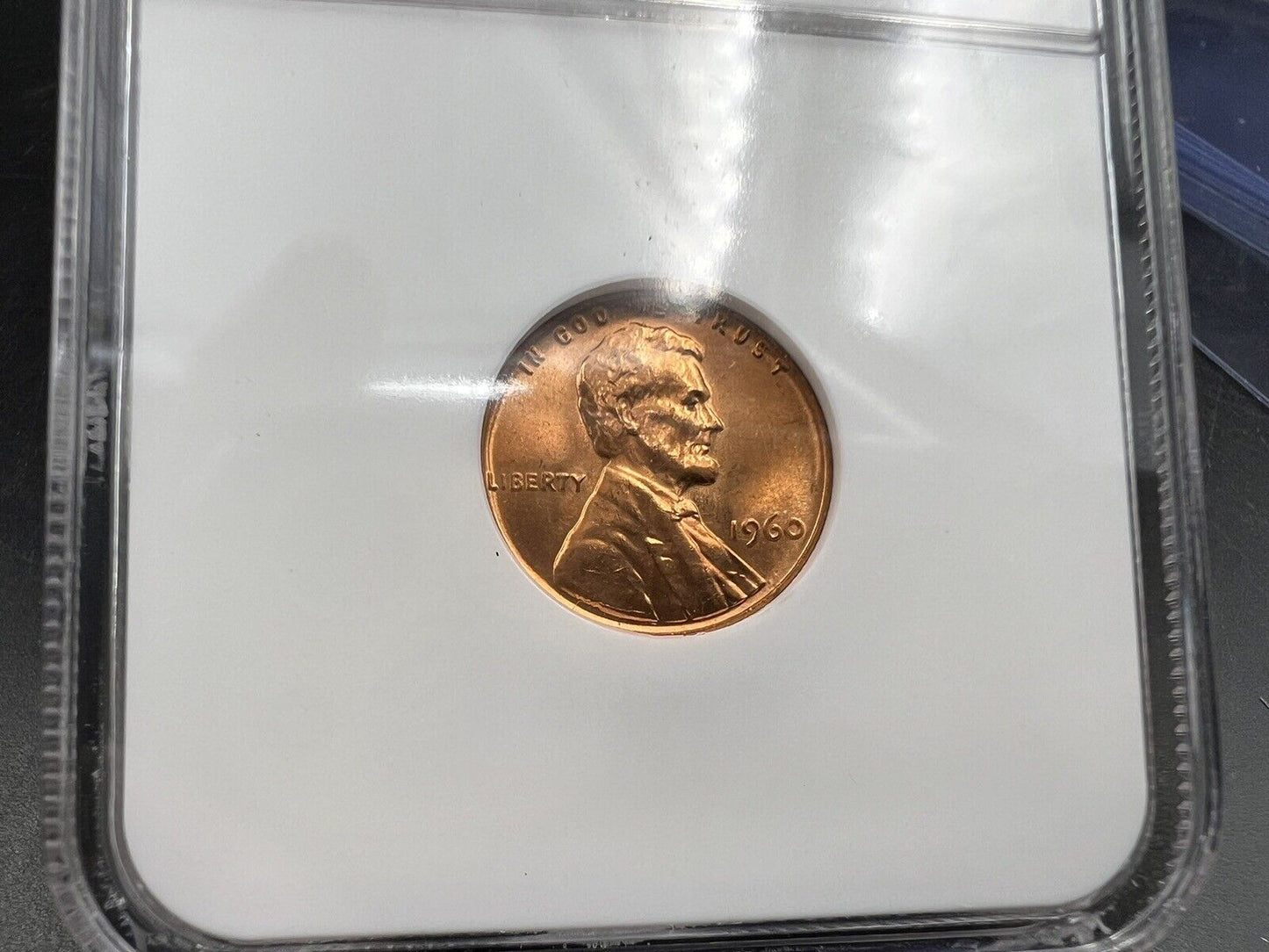 1960 P Lincoln Memorial Cent Penny Coin NGC MS66 RD Large Date #2