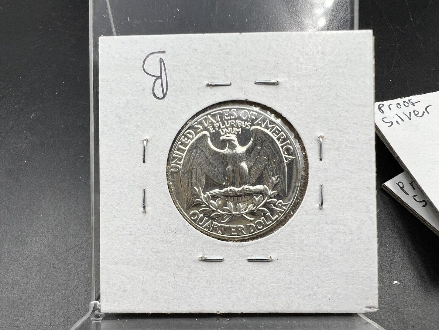 1961 P 25C Washington Quarter Silver Coin Gem Proof #B