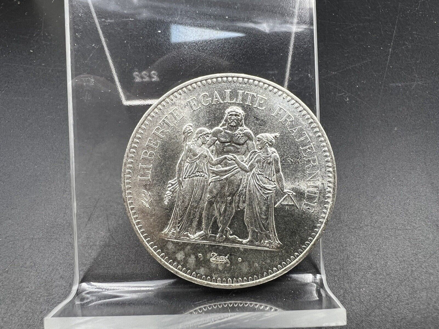 1975 France 50 Francs Silver Coin Choice BU UNC Uncirculated