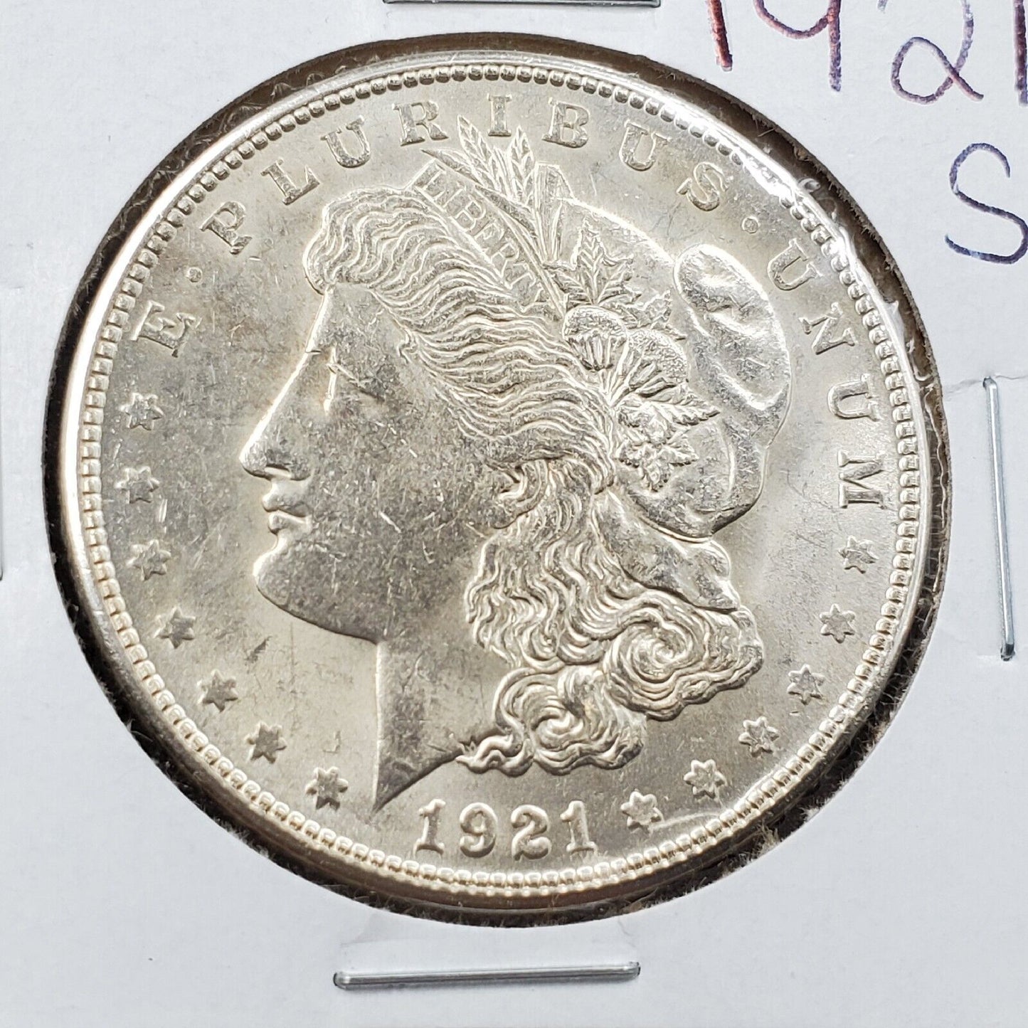 1921 S Morgan Silver Eagle Dollar Coin BU UNC Uncirculated