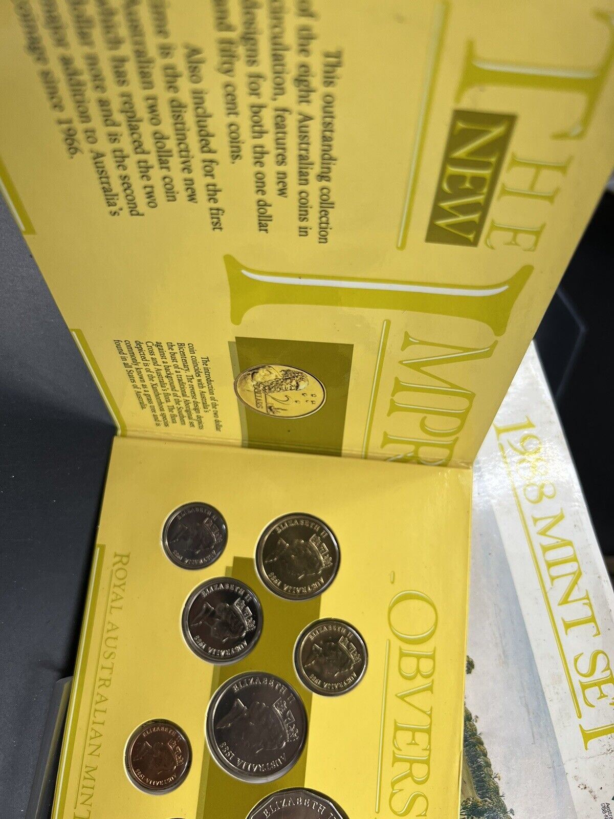 1988 Australia 8 Coin Gem BU UNC Mint Set OGP