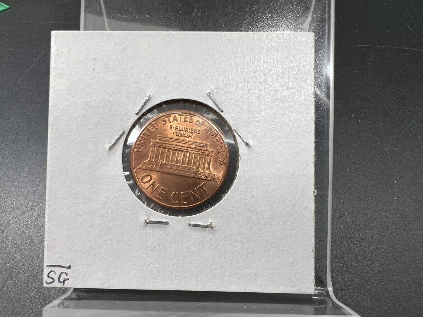 199x Capped Die Strike Through Error Obverse Lincoln Memorial Cent Coin BU UNC