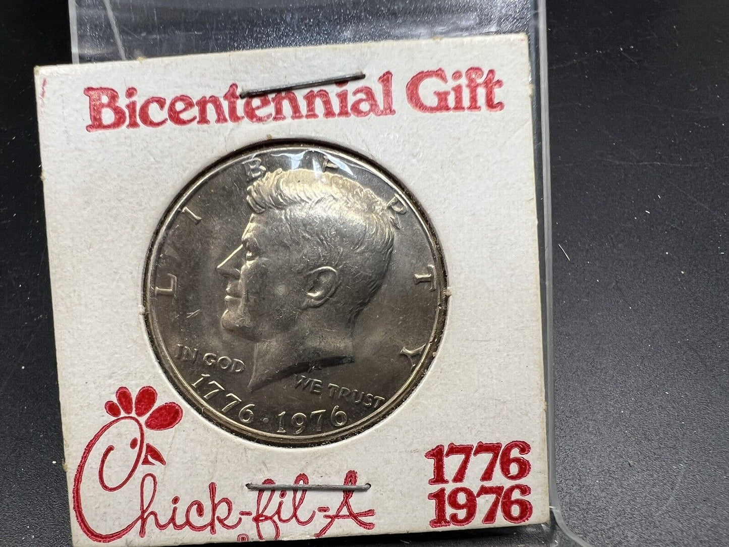 Chick Fil A BICENTENNIAL GIFT Gem BU UNC 1776 - 1976 P Kennedy Half Dollar UNC