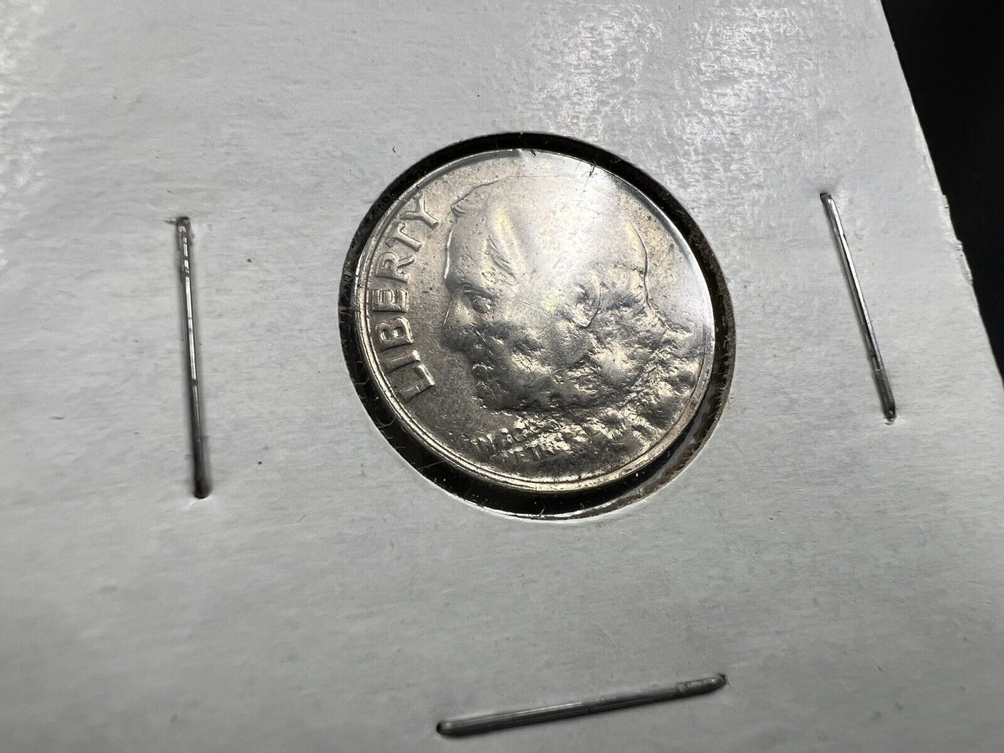 Clad Roosevelt Dime 10c Major Strike Struck Through Thru Error Coin XF/AU Circ