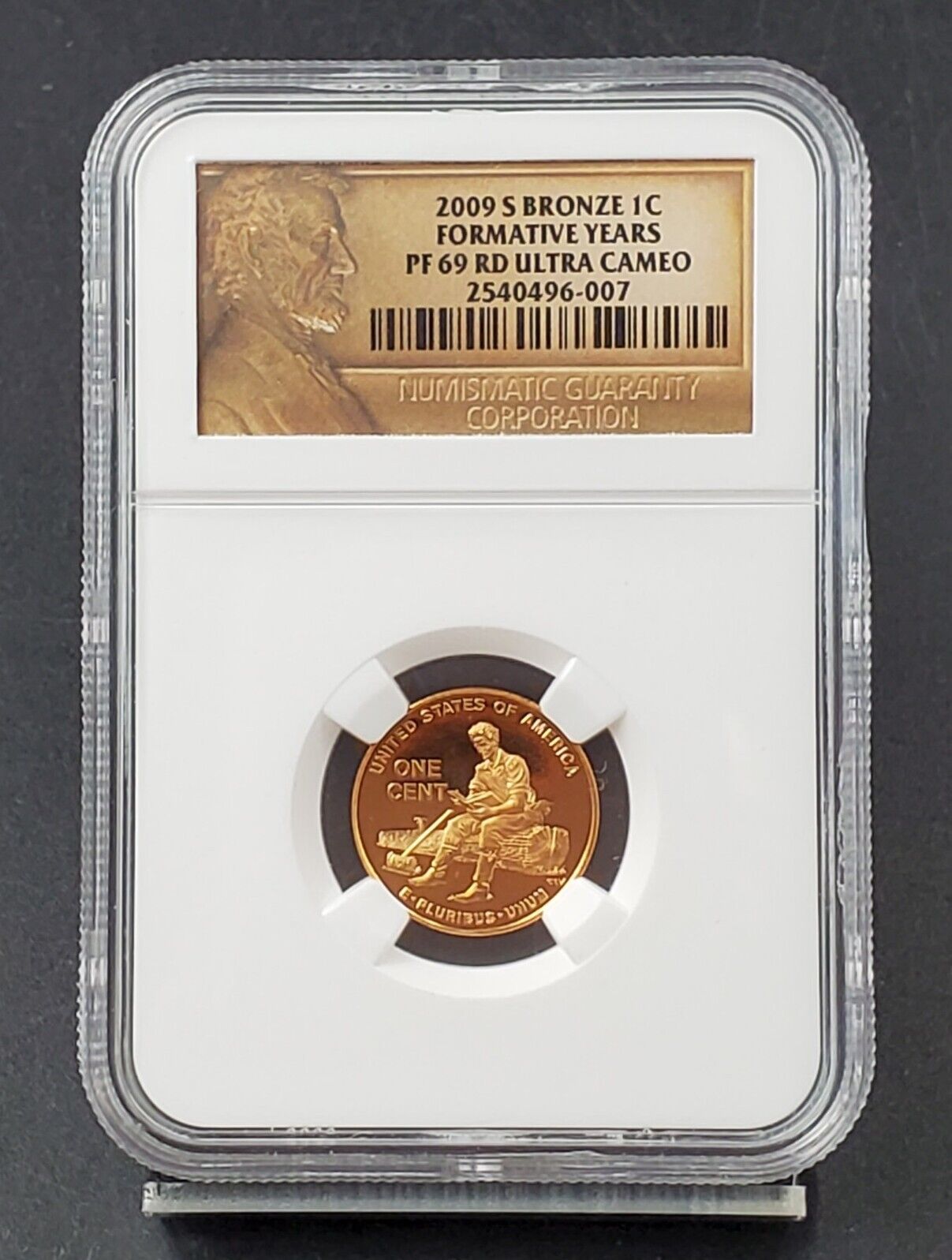 2009  S Lincoln Cent NGC PF69RD ULTRA CAMEO Formative Years