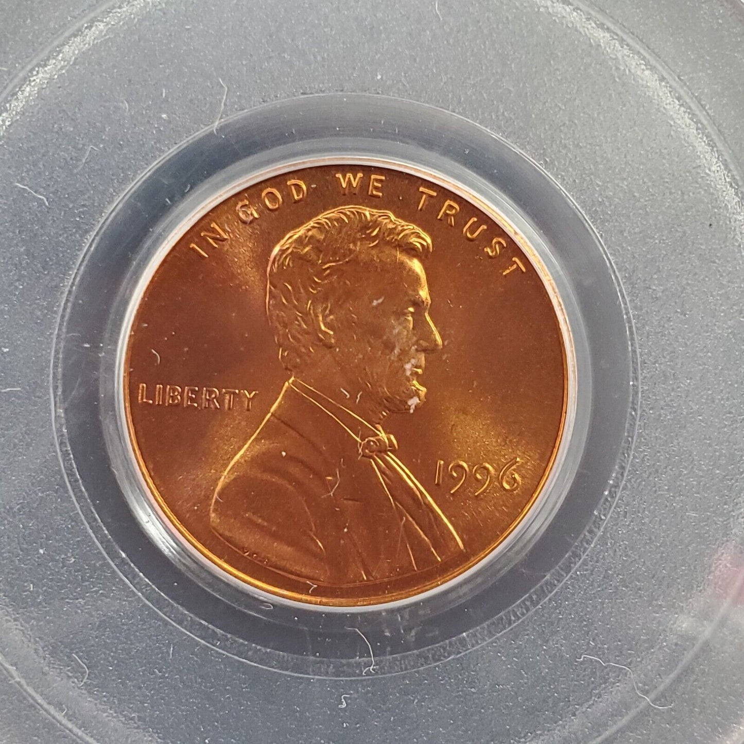 1996 P Lincoln Memorial Cent Penny Coin PCGS MS67 RD Gem BU Certified