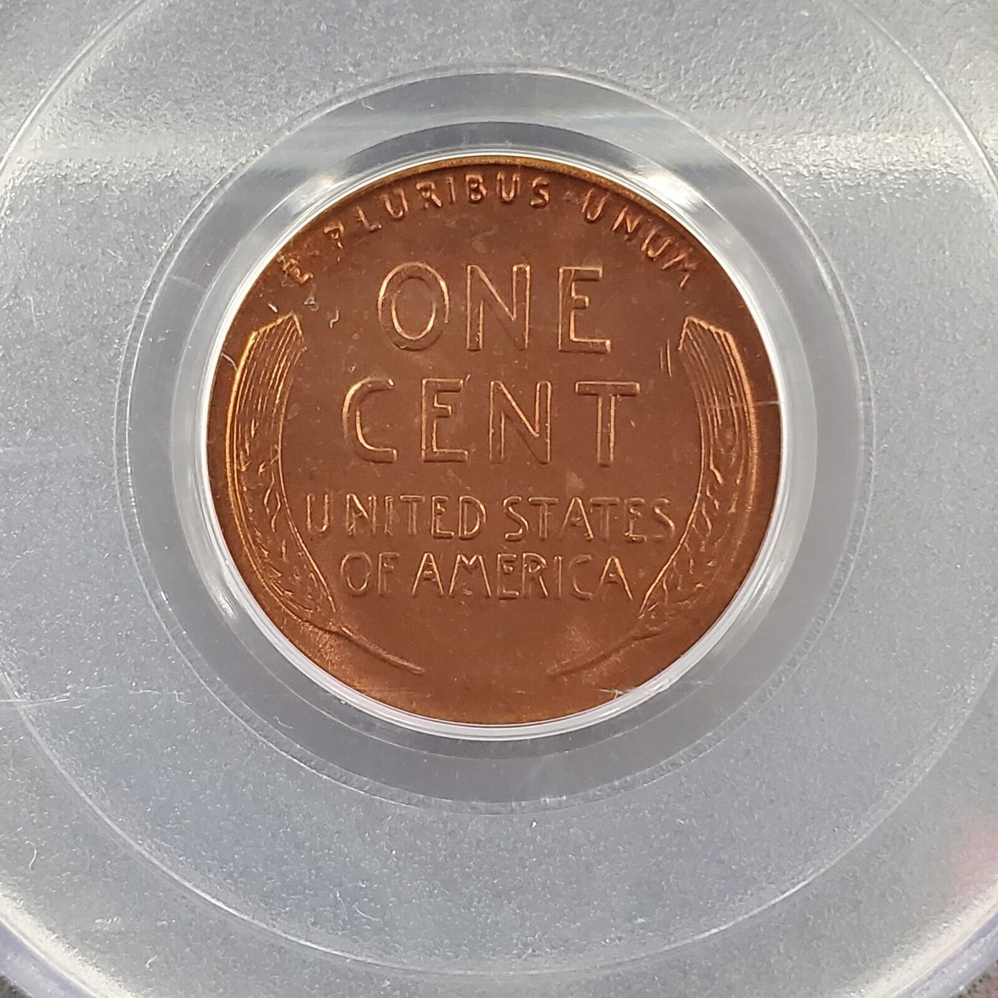 1954 P 1c Lincoln Wheat Cent Penny Coin PCGS MS65 RD RED #1